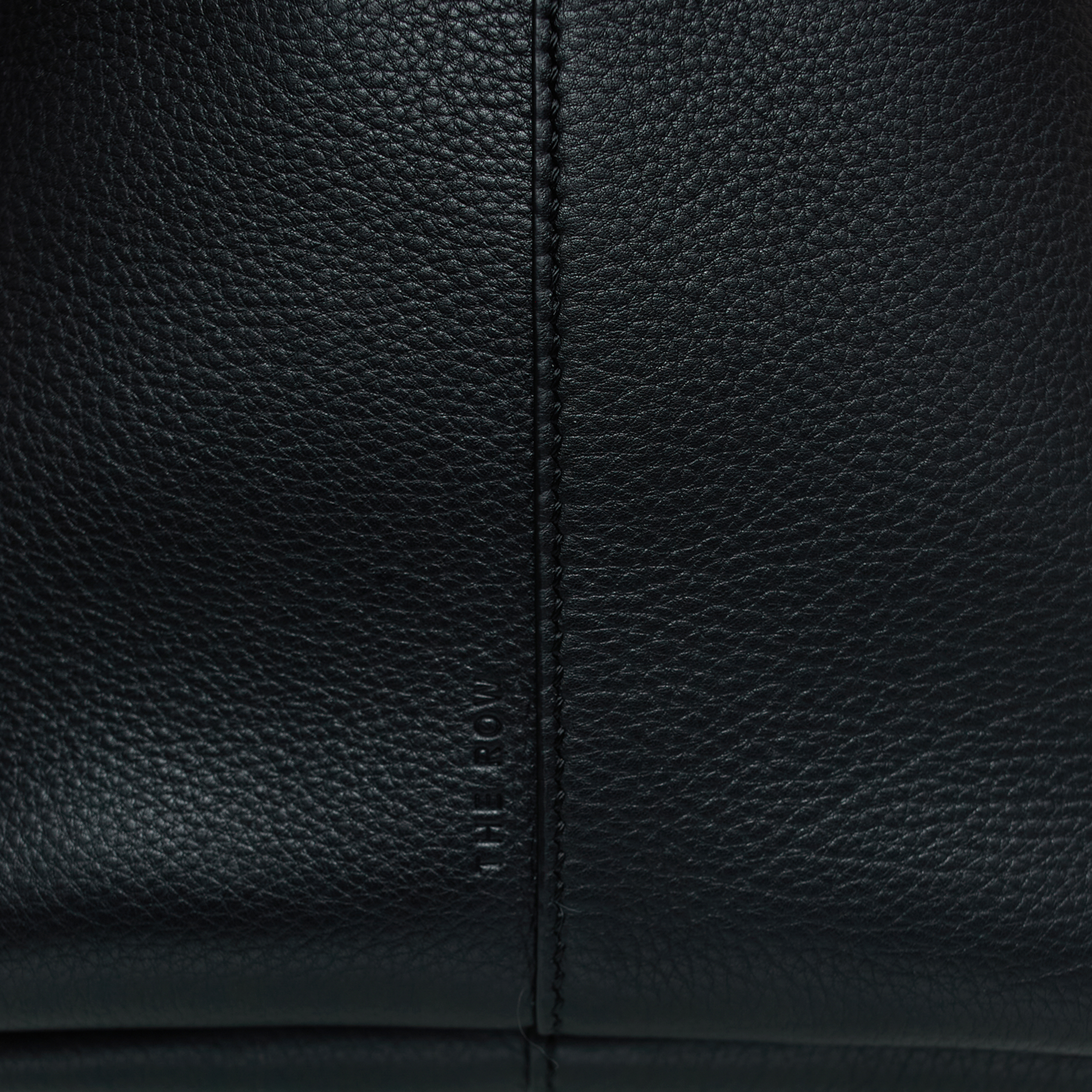 The Row Terrasse Leather Shoulder Bag In Black