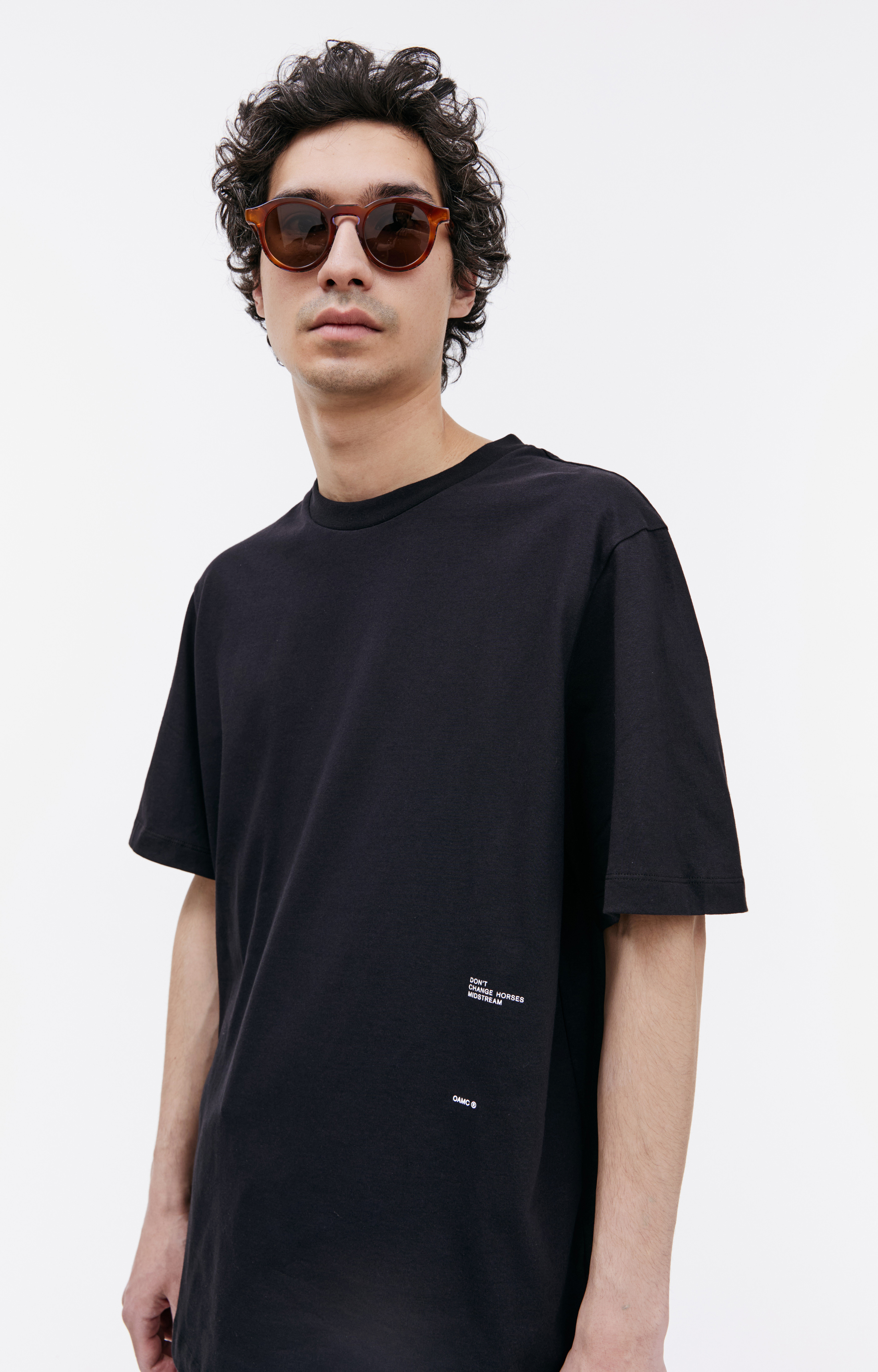 Tシャツ・カットソー OAMC SS24 Black cotton t-shirt (24E28OAJ13COT00914 001) 6j240tgdhuenr8x7r0zyv3eyg691yz