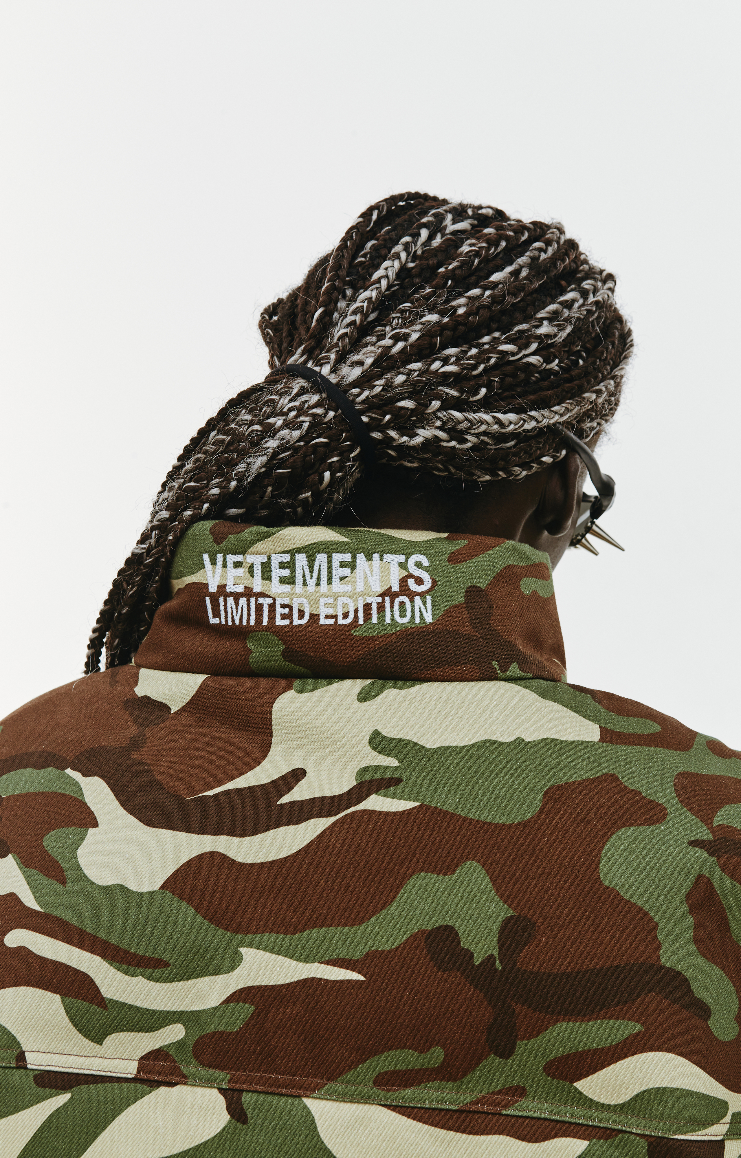 Vetements Camouflage Puffer Jacket - Green