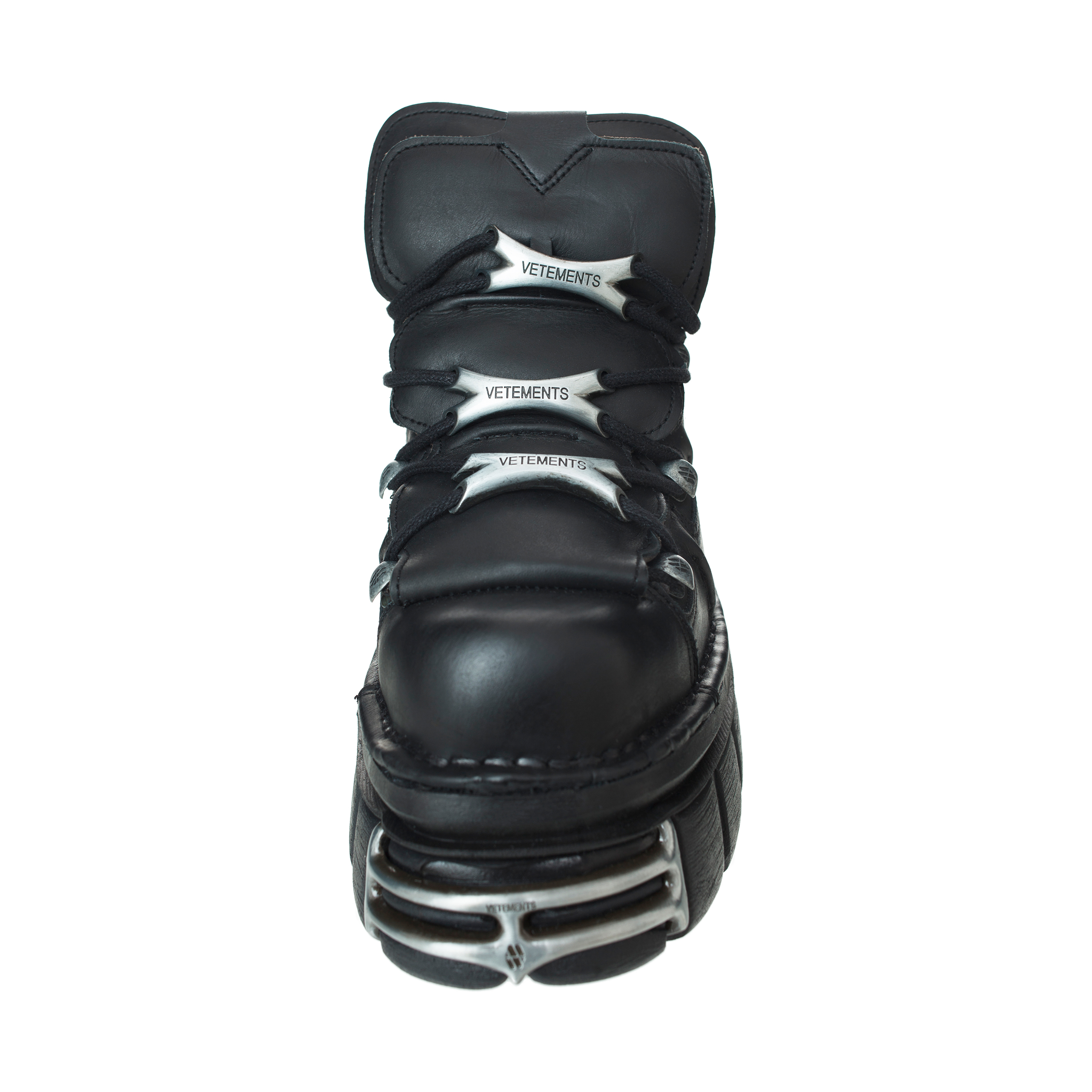 Buy VETEMENTS men black vetements x new rock platform boots
