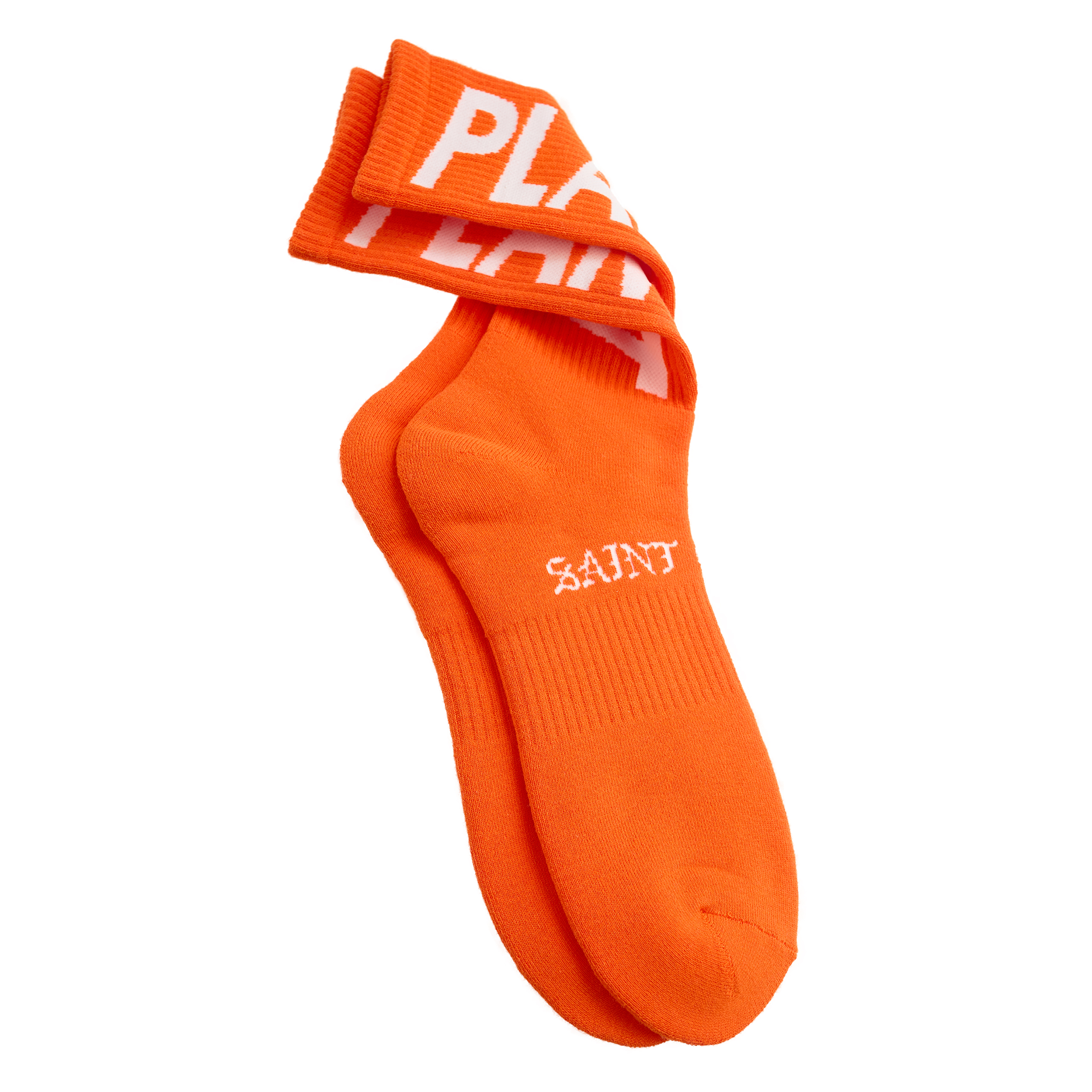 Buy Saint Mxxxxxx women orange 'saint plant' socks for $105 online