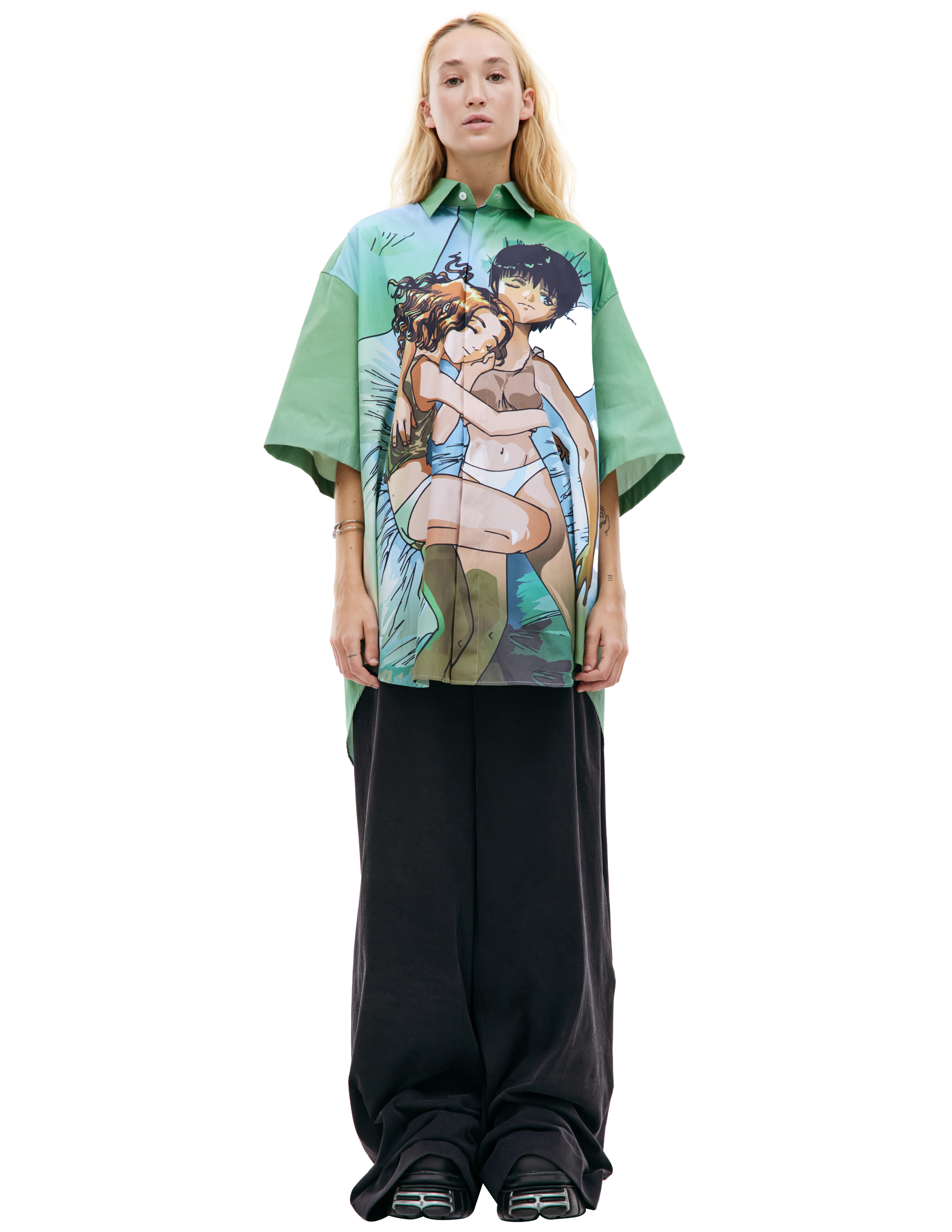 VETEMENTS Anime printed shirt