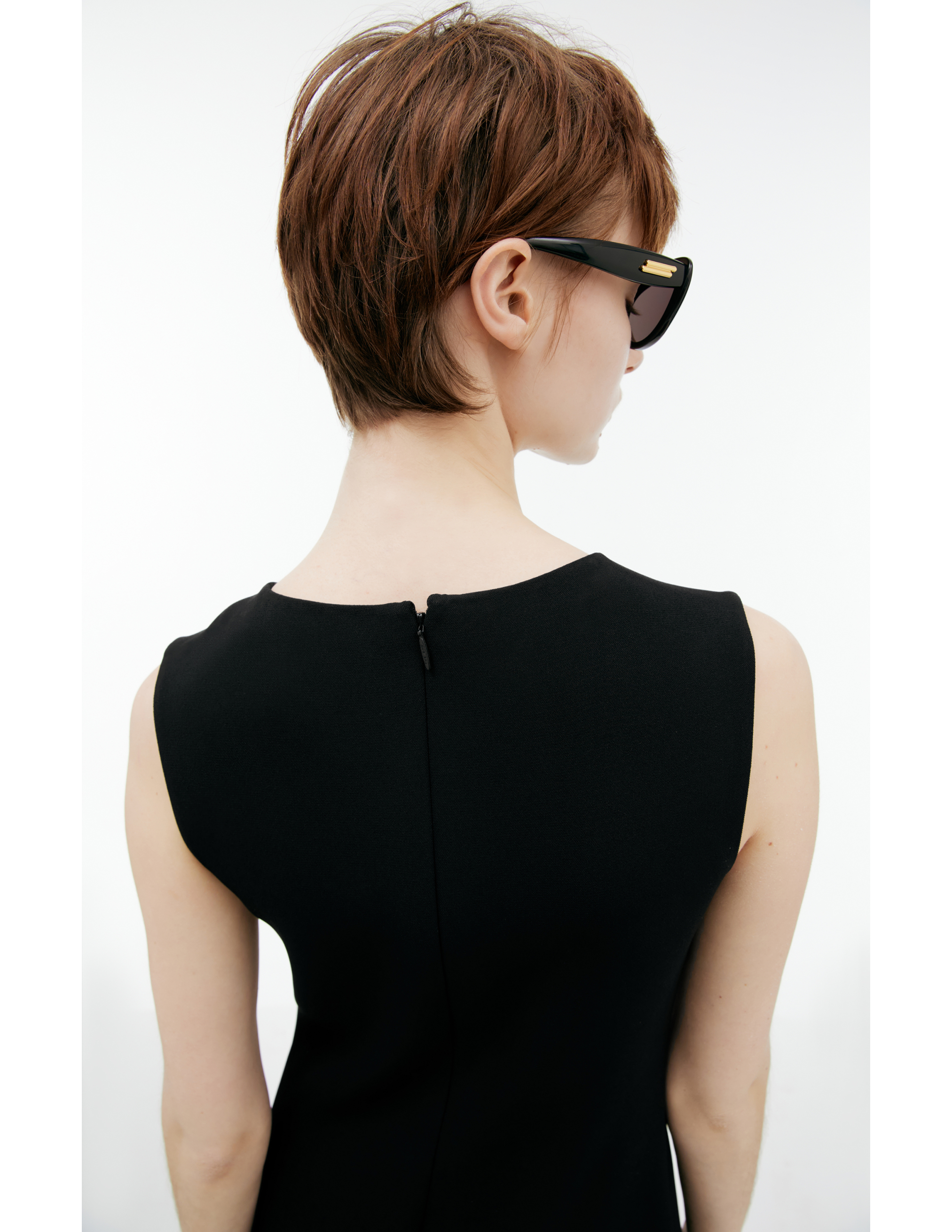 The Row Mirna Midi Dress In Black