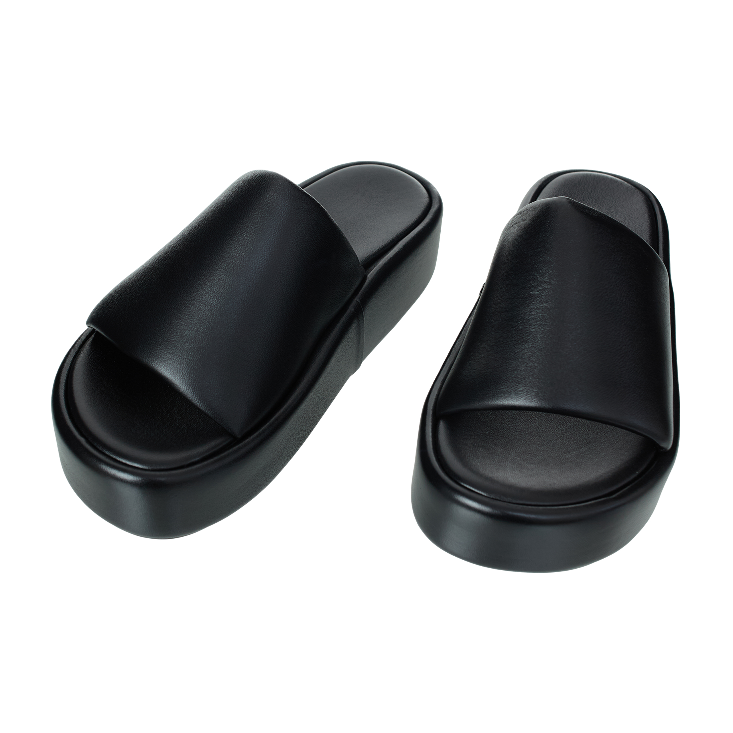 Rise leather sandals