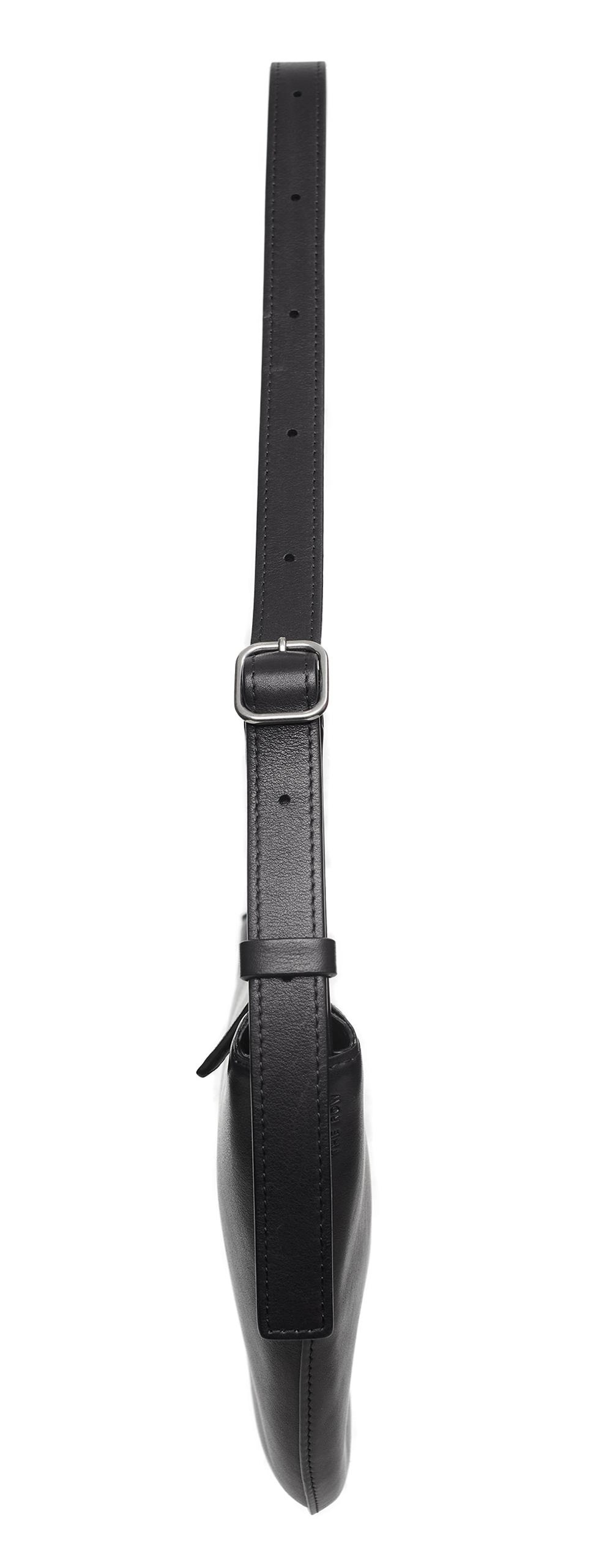 The Row Leather Bag Jouvette In Black