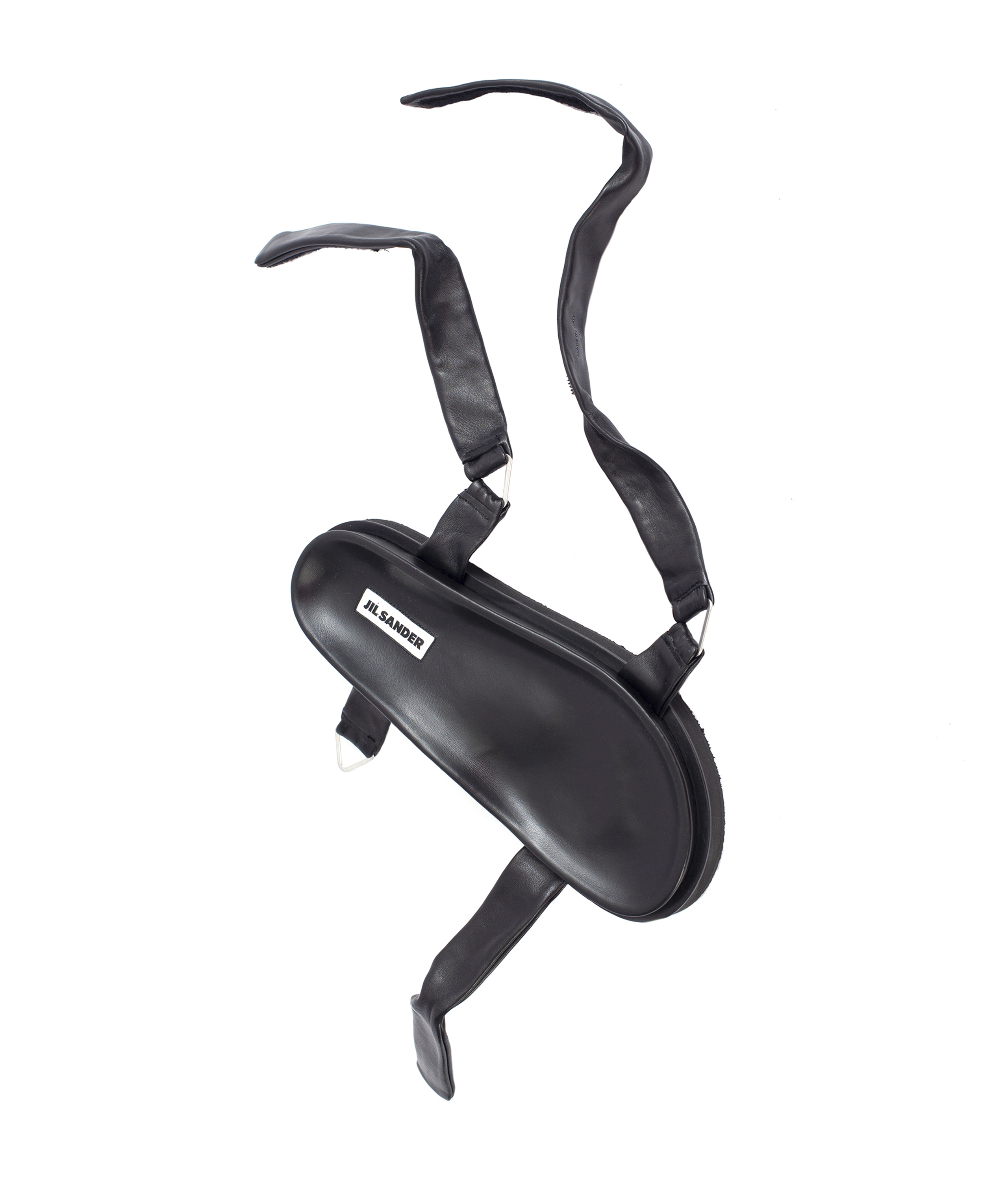 【送料&関税込】Jil Sander #name? Buy Jil Sander men black leather sandals for $458 online on