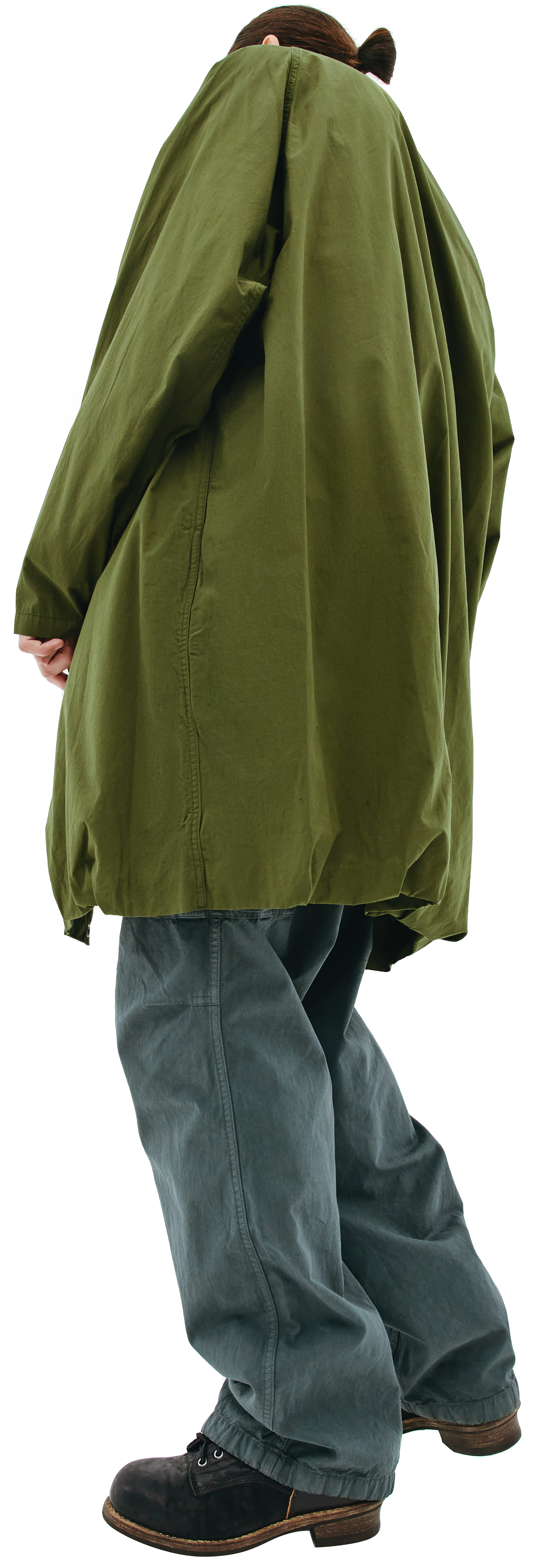 Buy visvim men khaki four winds olive coat for €1,695 online on 