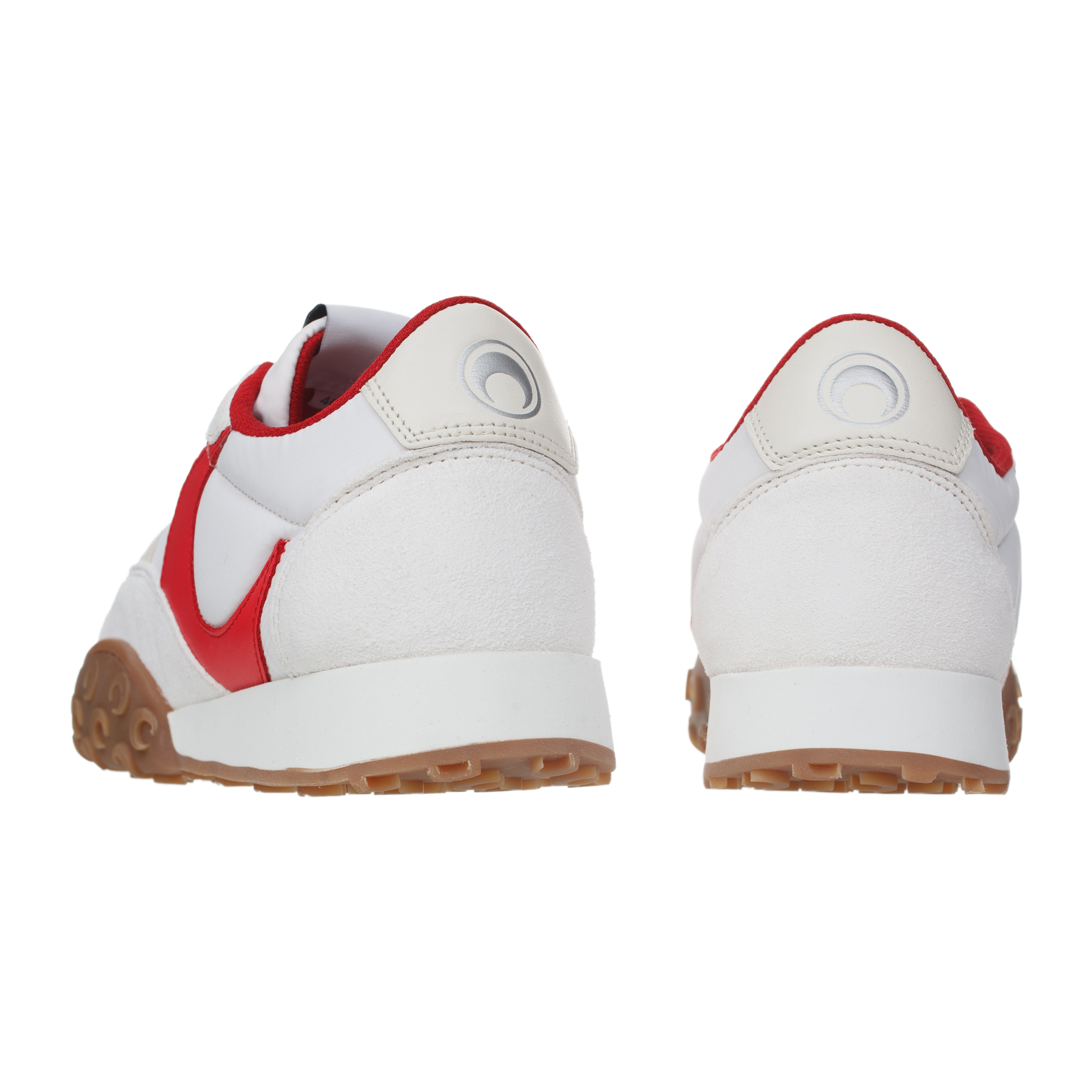 Shop Marine Serre Ms Rise Sneakers In White