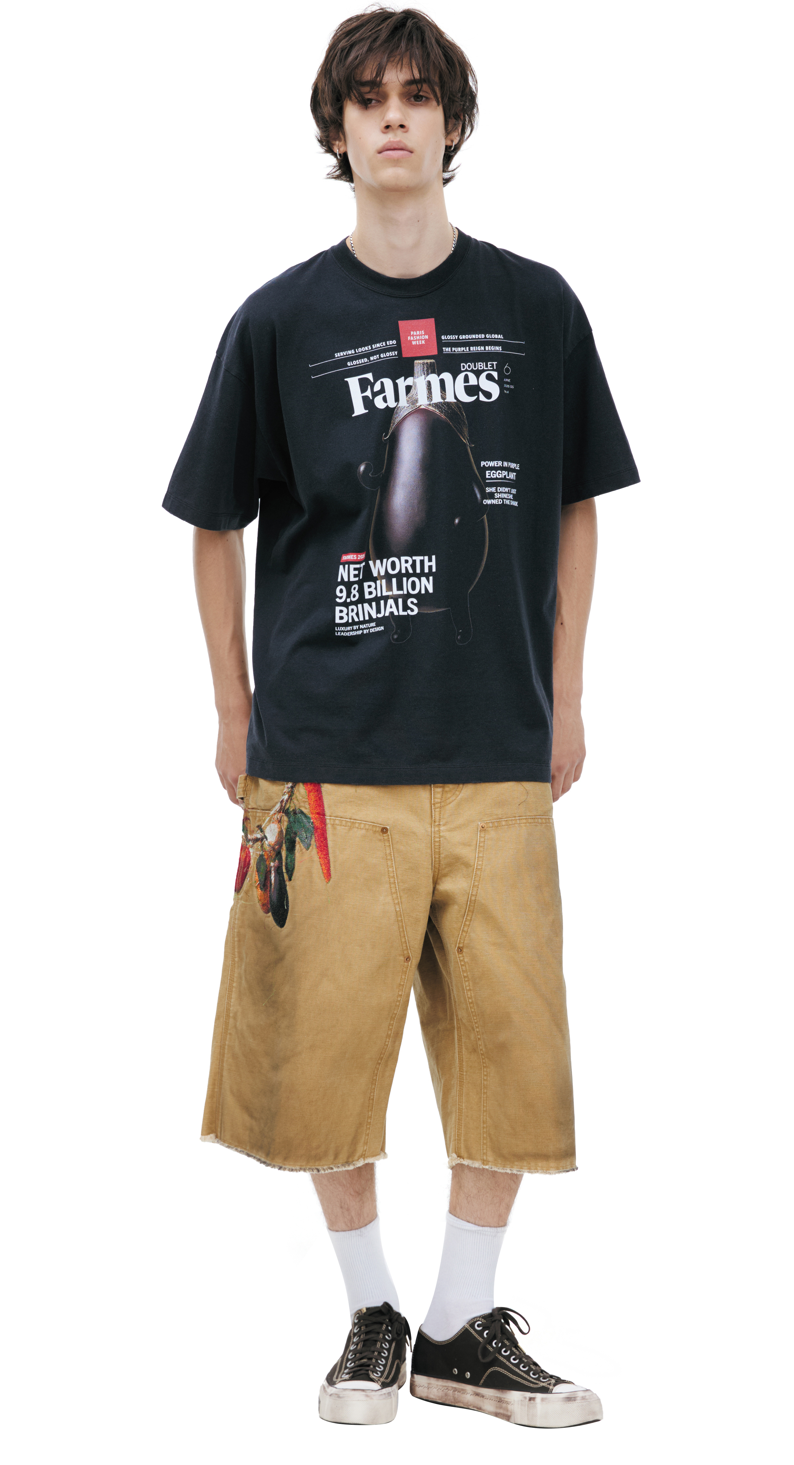 Doublet Black Print T-shirt