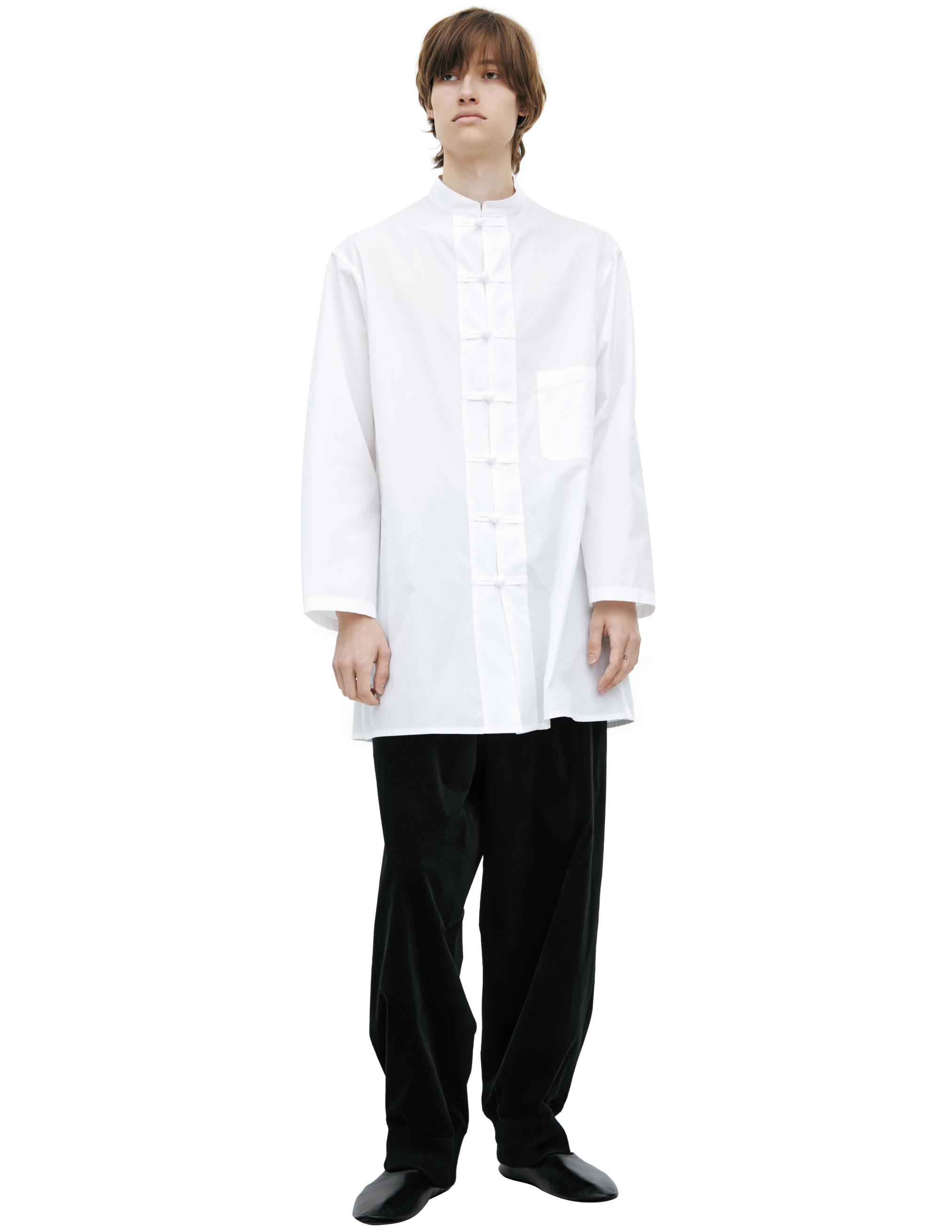 Yohji Yamamoto White Button-down Shirt