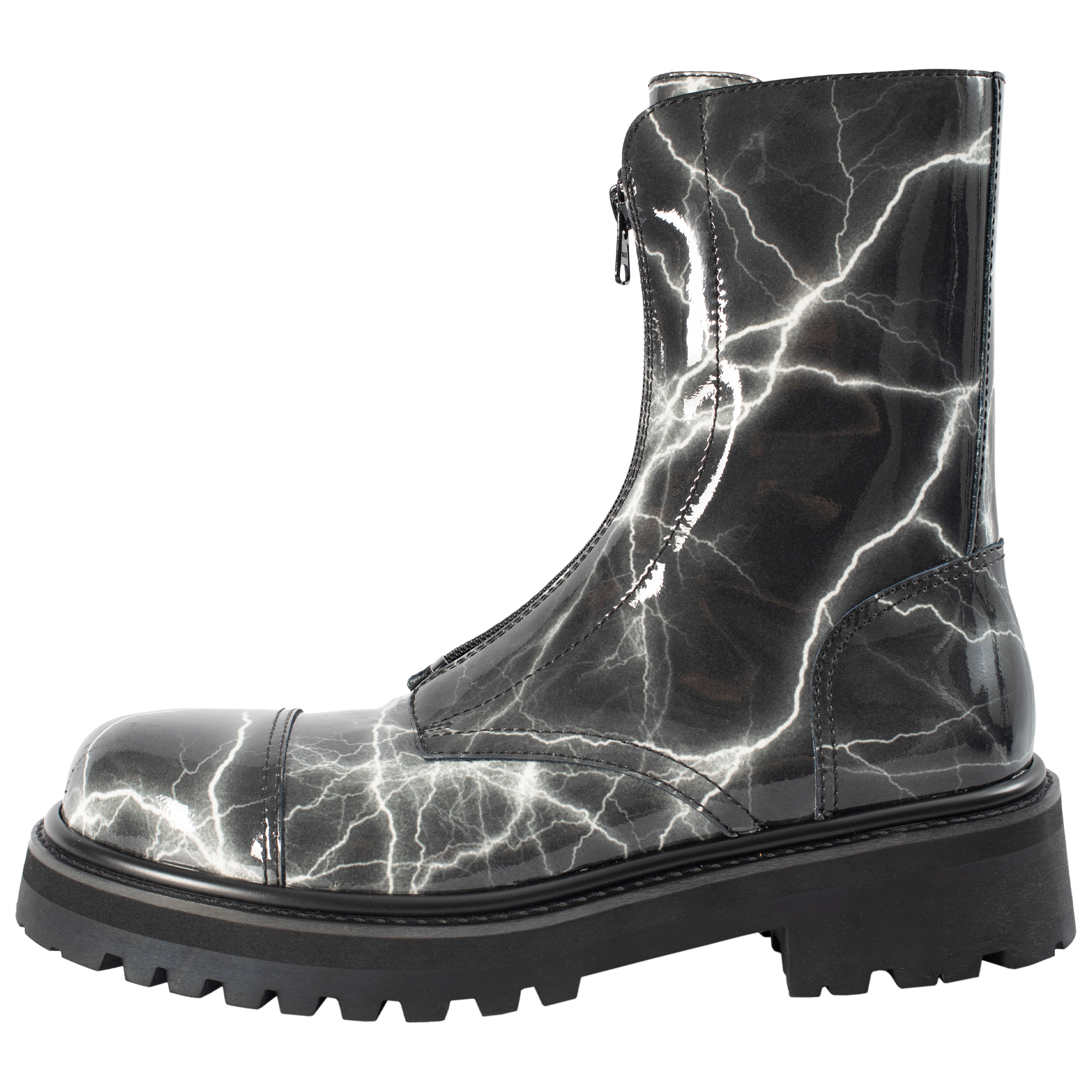 年末のプロモーション大特価！ Buy VETEMENTS $1,045 for zipper with boots leather black men 靴