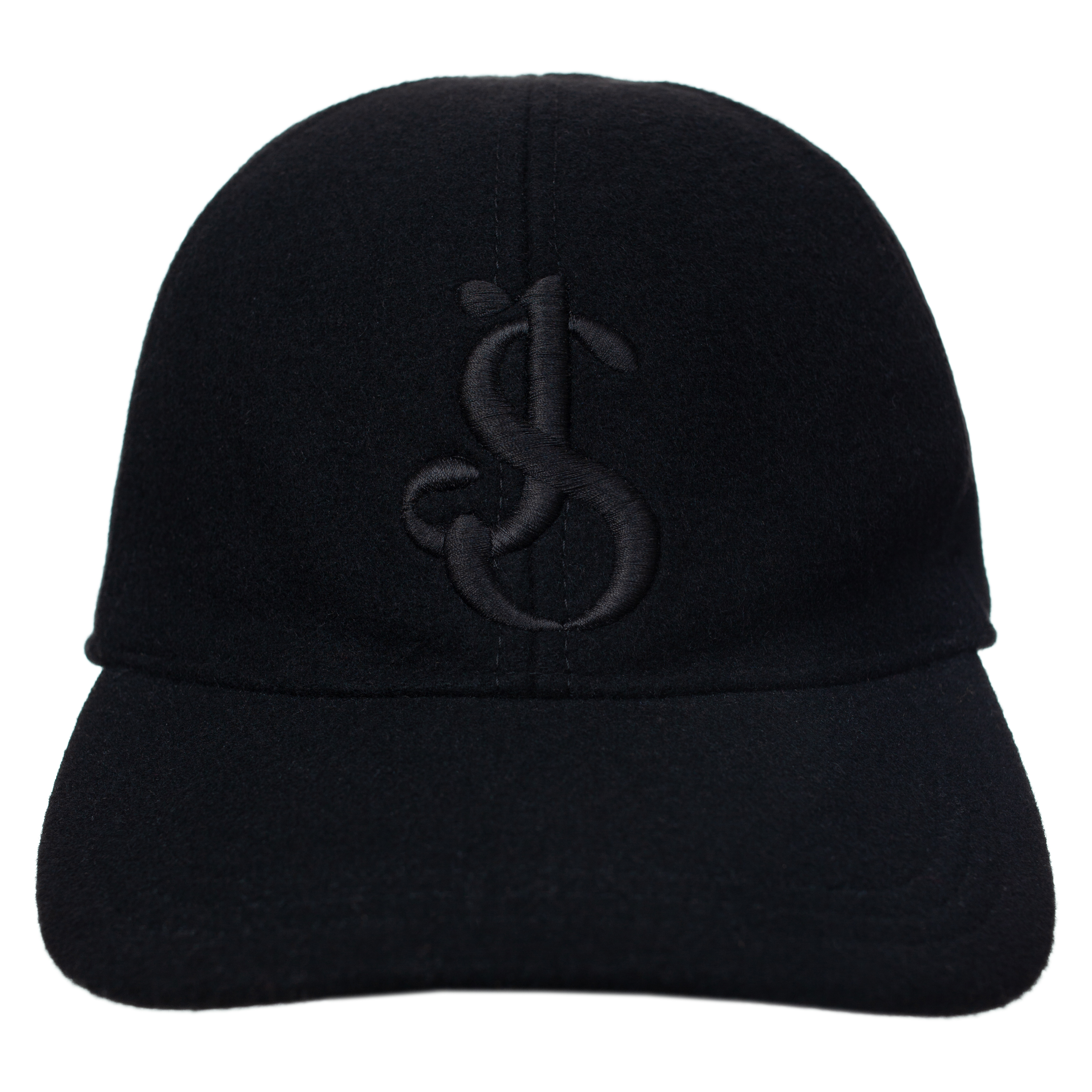 Buy Jil Sander men black embroidered logo cap for $728
