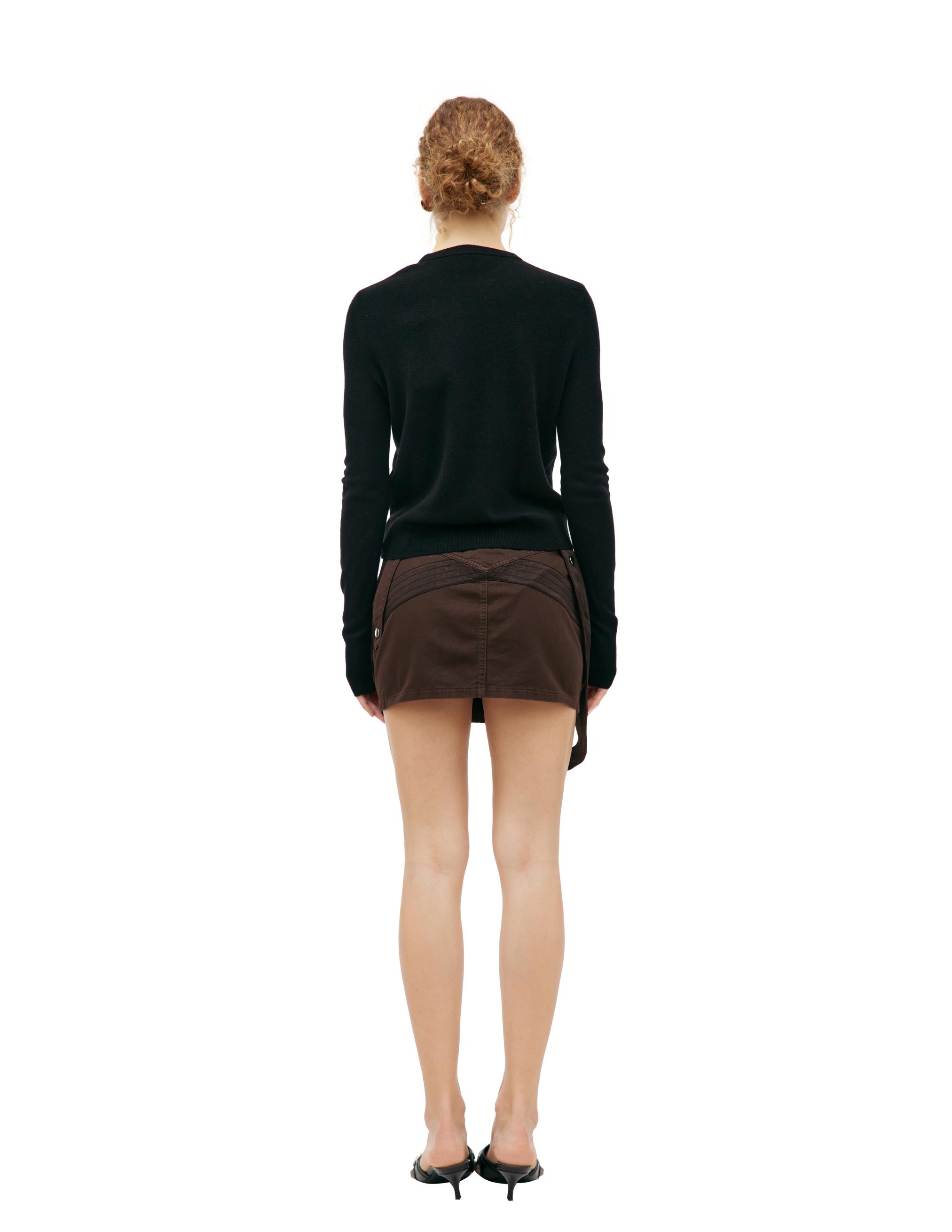 Diesel Black Wool Sweater In Black