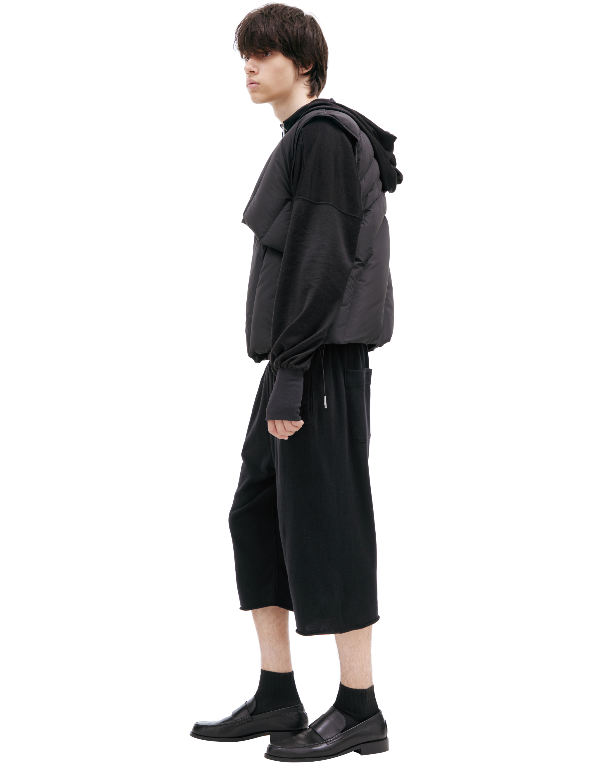 Heliot Emil Logo-print Padded Gilet In Black
