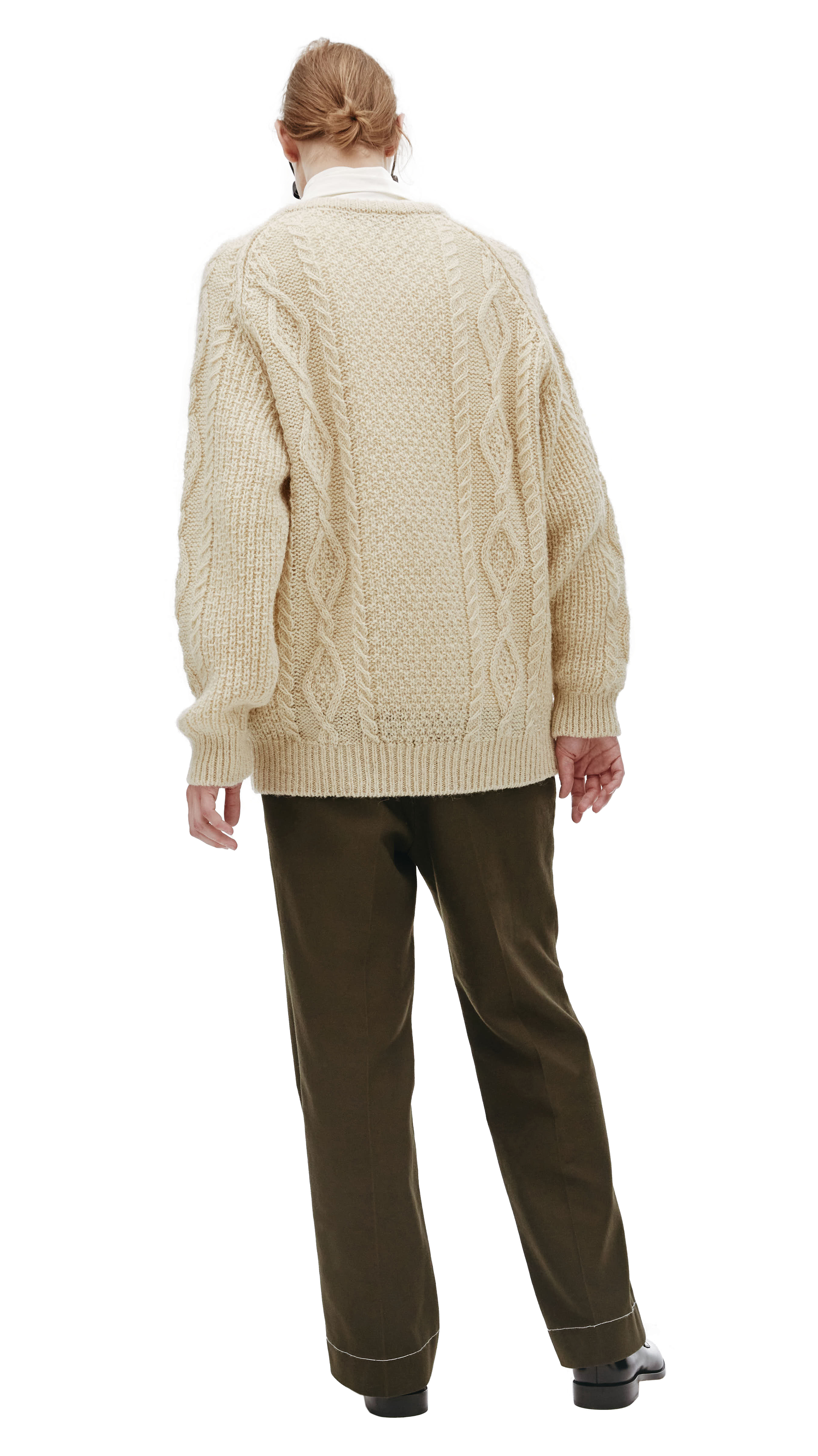 全ての Visvim 新品未使用 20AW BOLLARD CREW KNIT KNIT BOLLARD IVORY