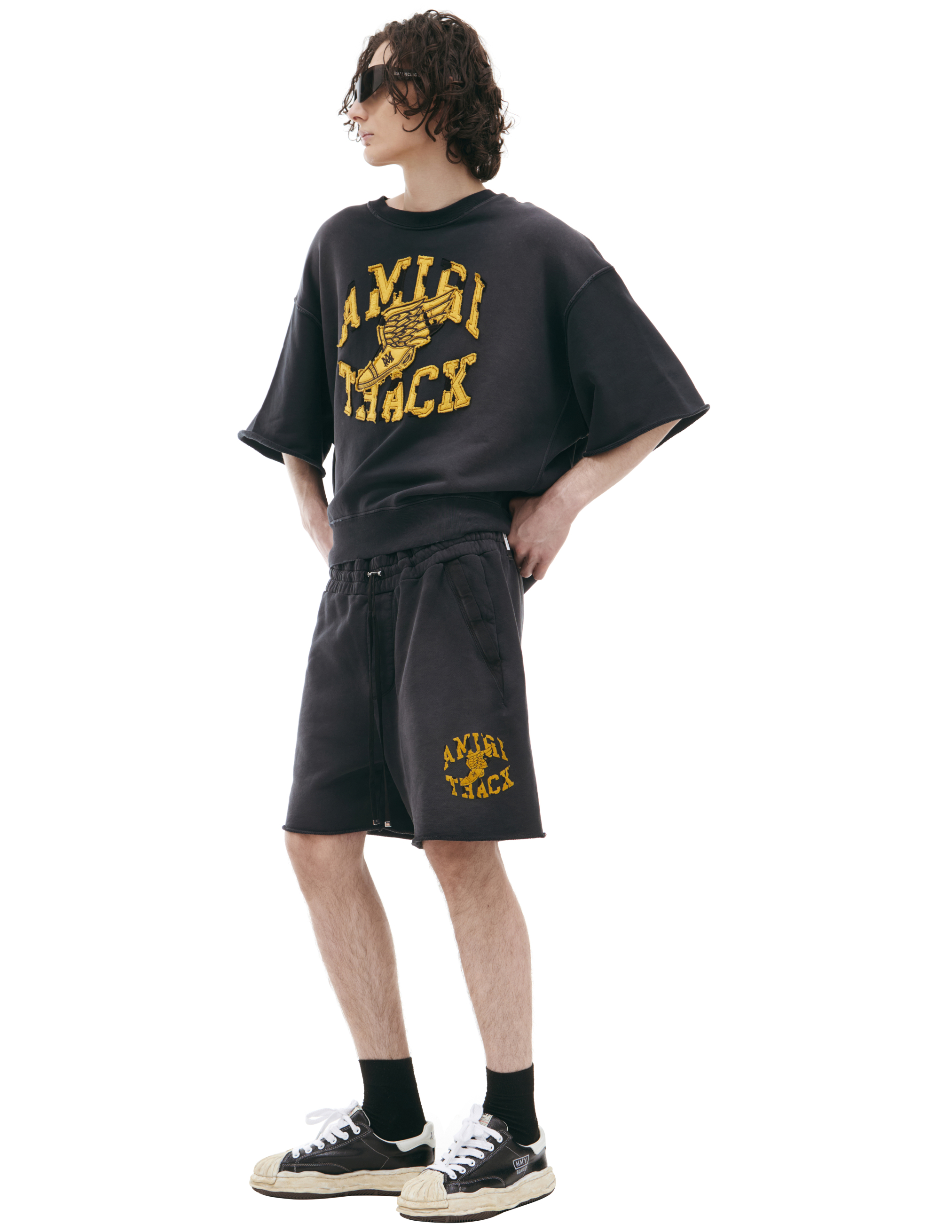 Amiri Embroidered Logo T-shirt In Black