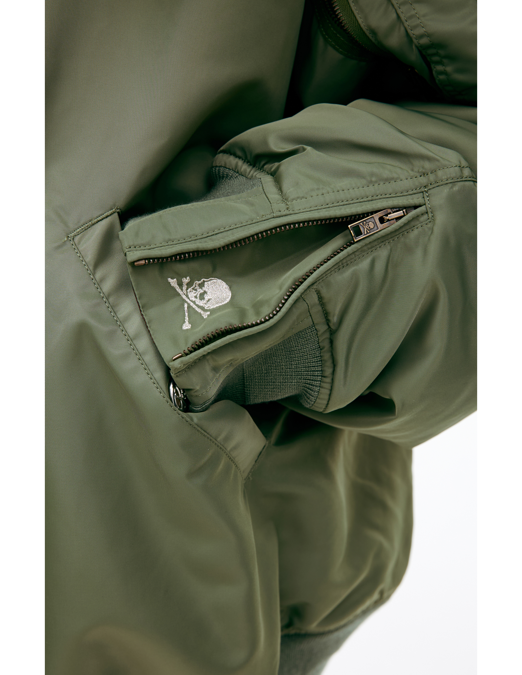 Mastermind Japan Bomber With Furry Hood In Khaki