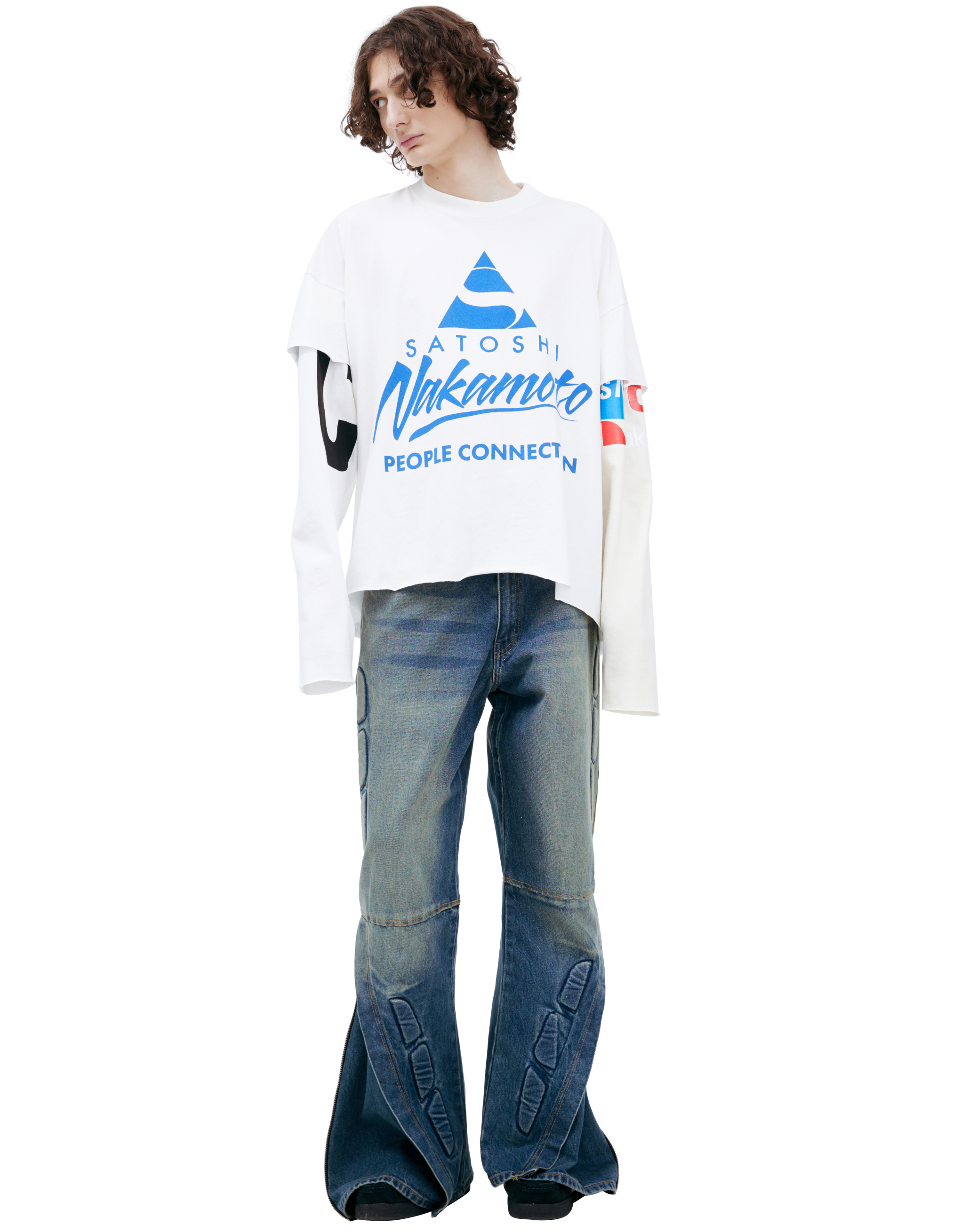 Satoshi Nakamoto Longsleeve With Sewn-in Sleeves