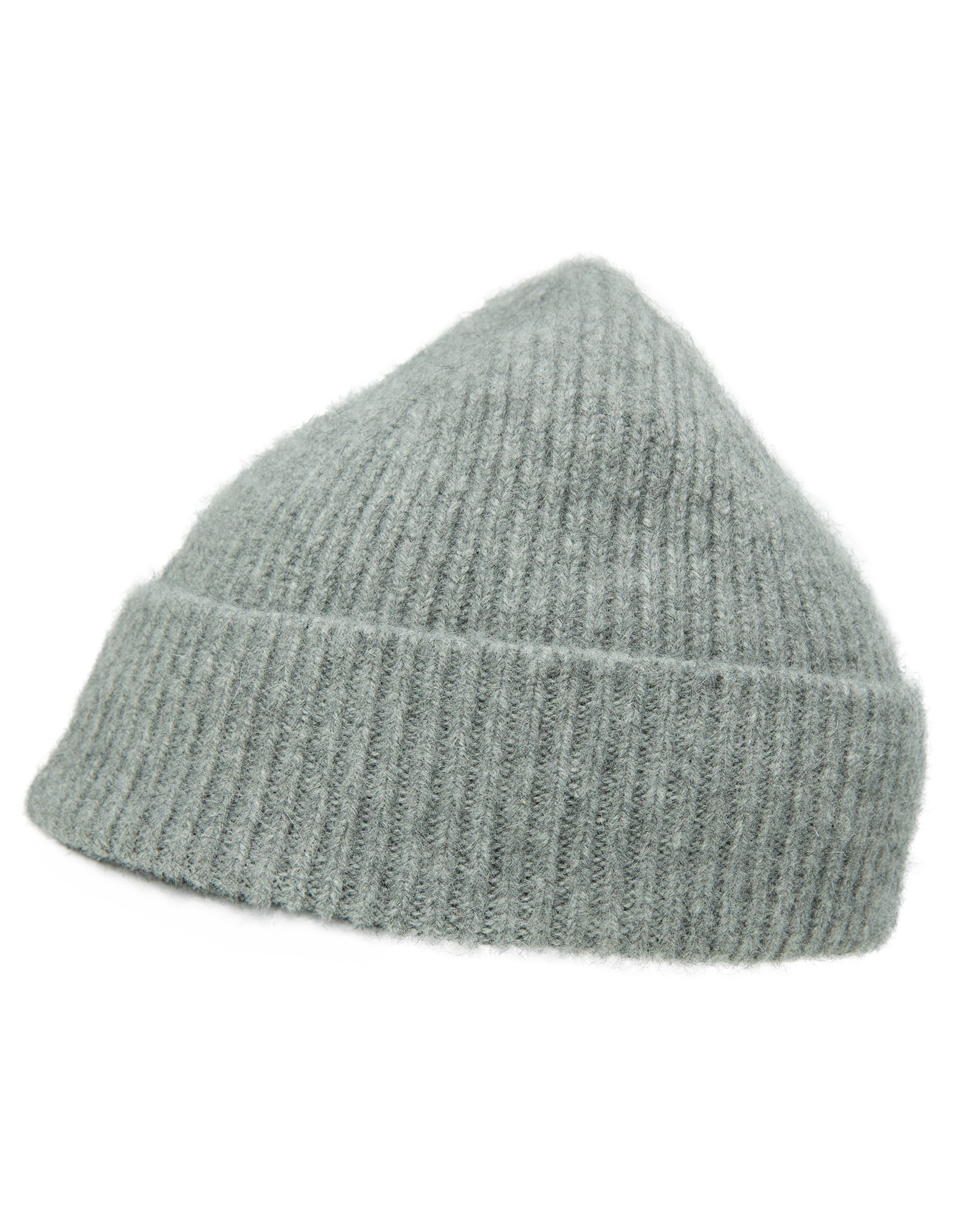 Sporty And Rich Logo Wool Beanie In Grey