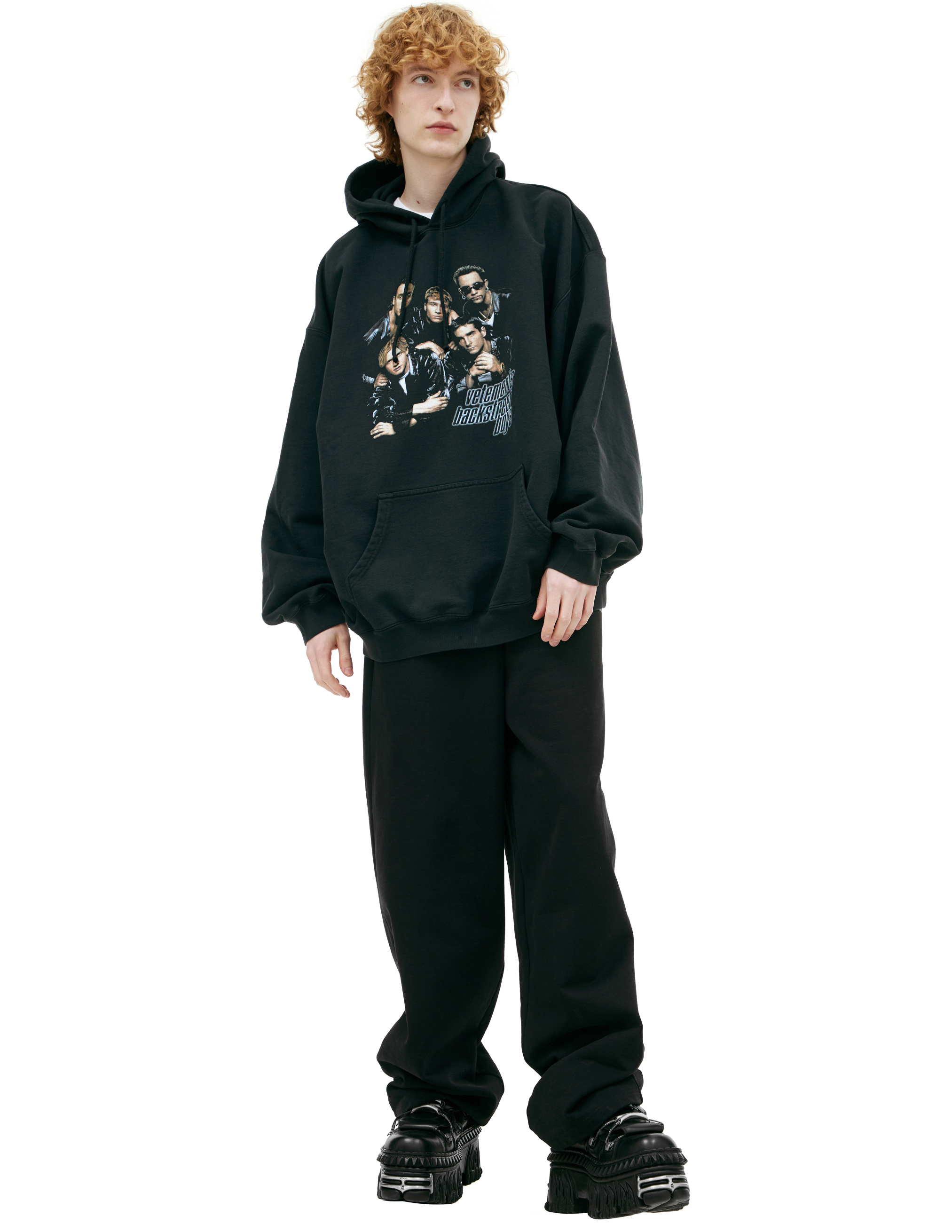 Vetements Black Runway Backstreet Boys Oversized Hoodie