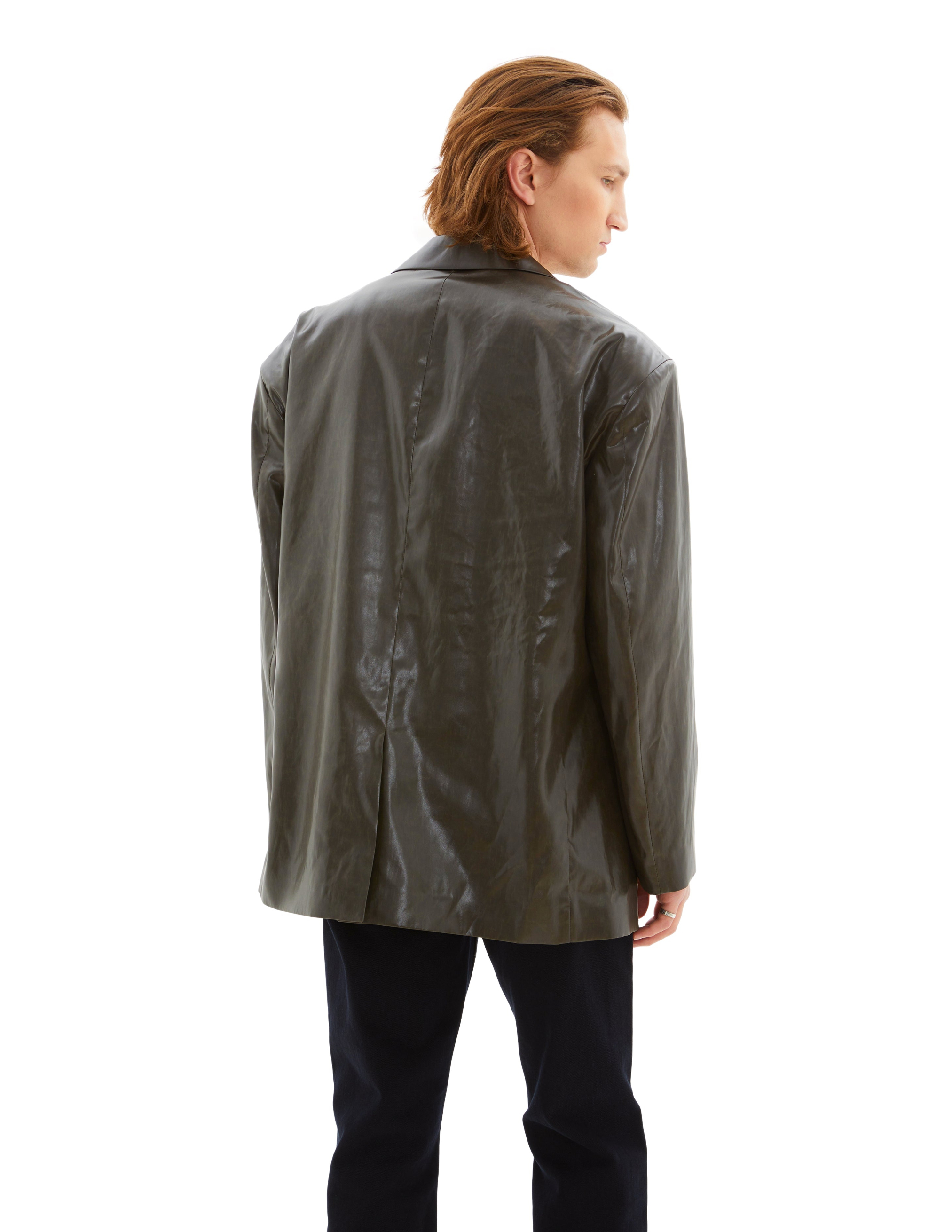 Martine Rose Empty Single Breasted Jacket In Gray
