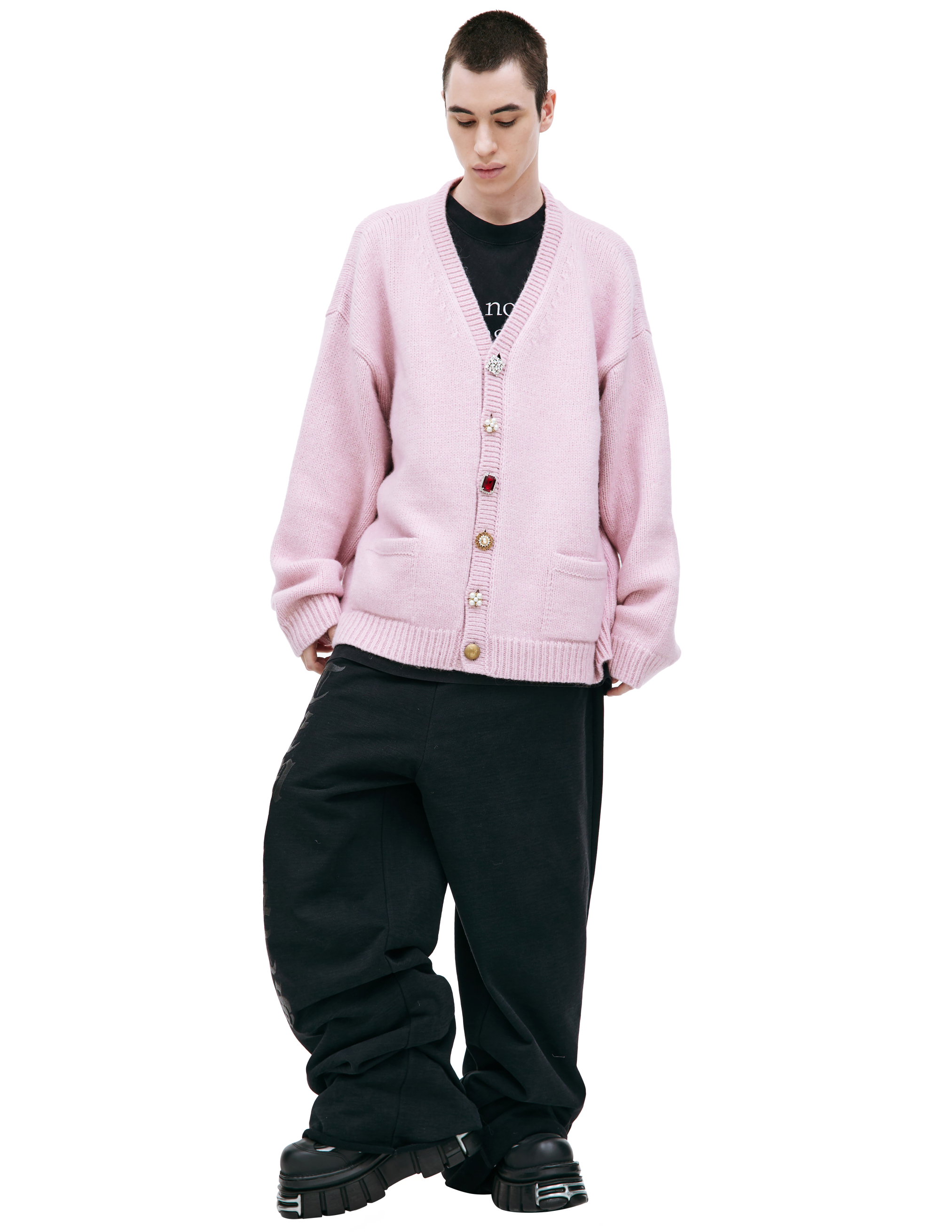 VETEMENTS Decorative button cardigan