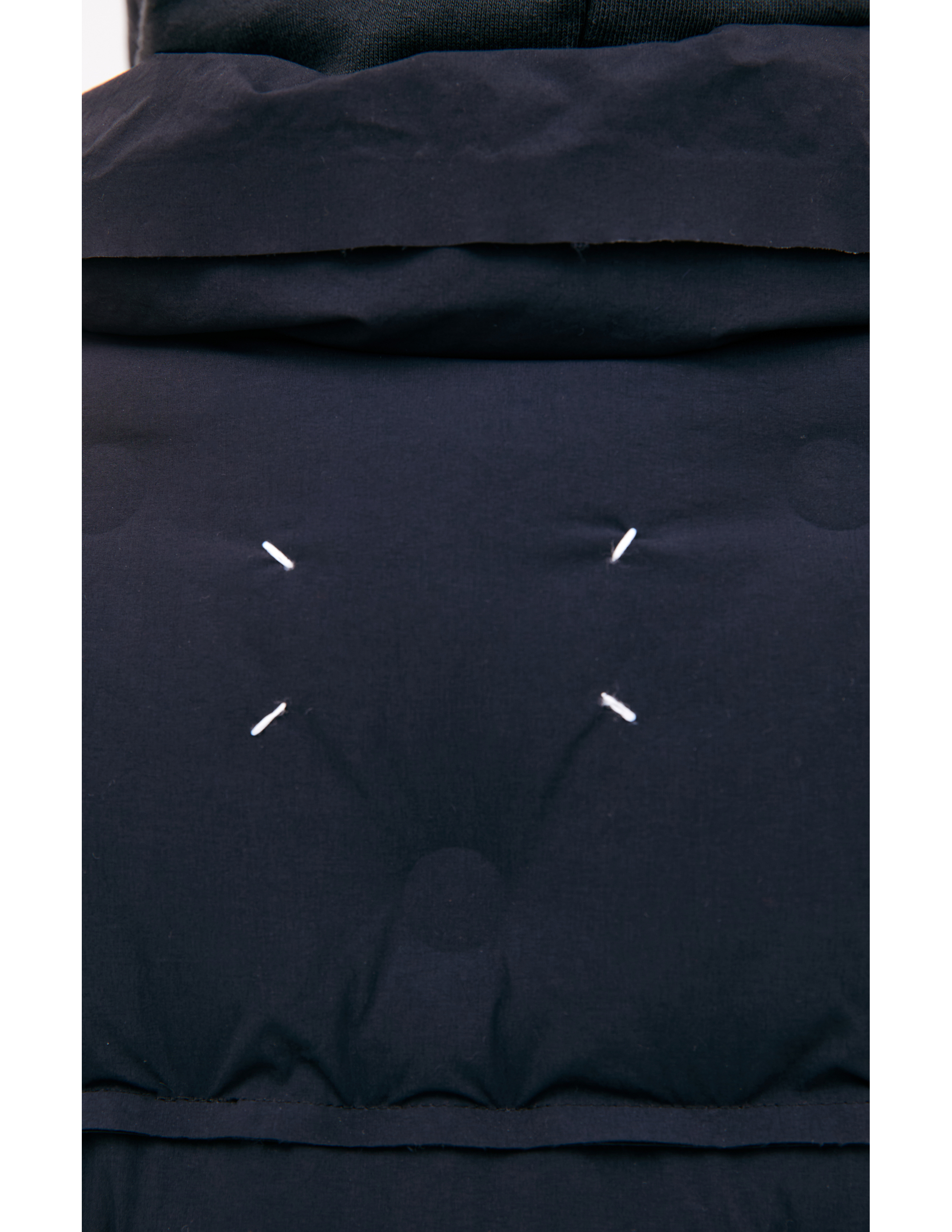 Maison Margiela Navy Blue Button Down Jacket In Navy Blue