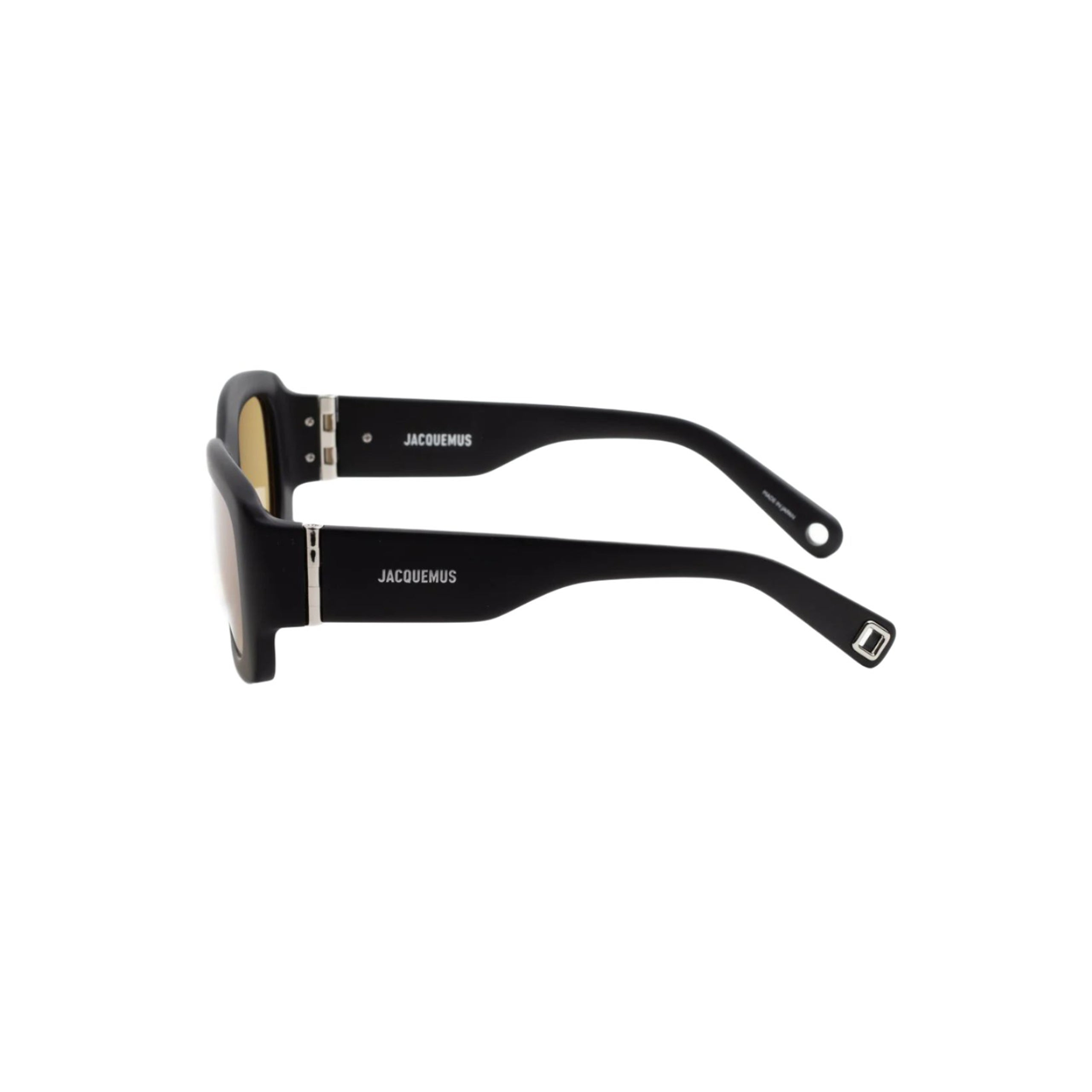 Jacquemus X Linda Farrow Croisiere Sunglasses In Black