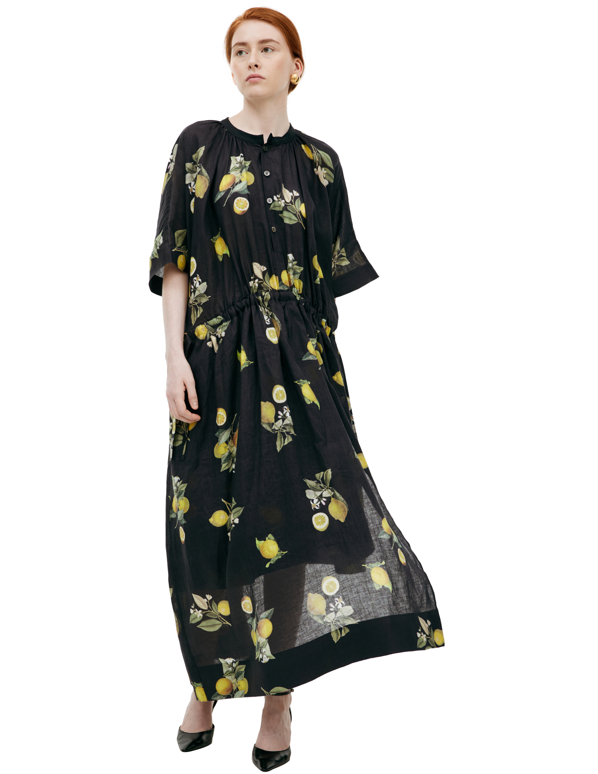 Undercover Midi Dress With Monoprint
