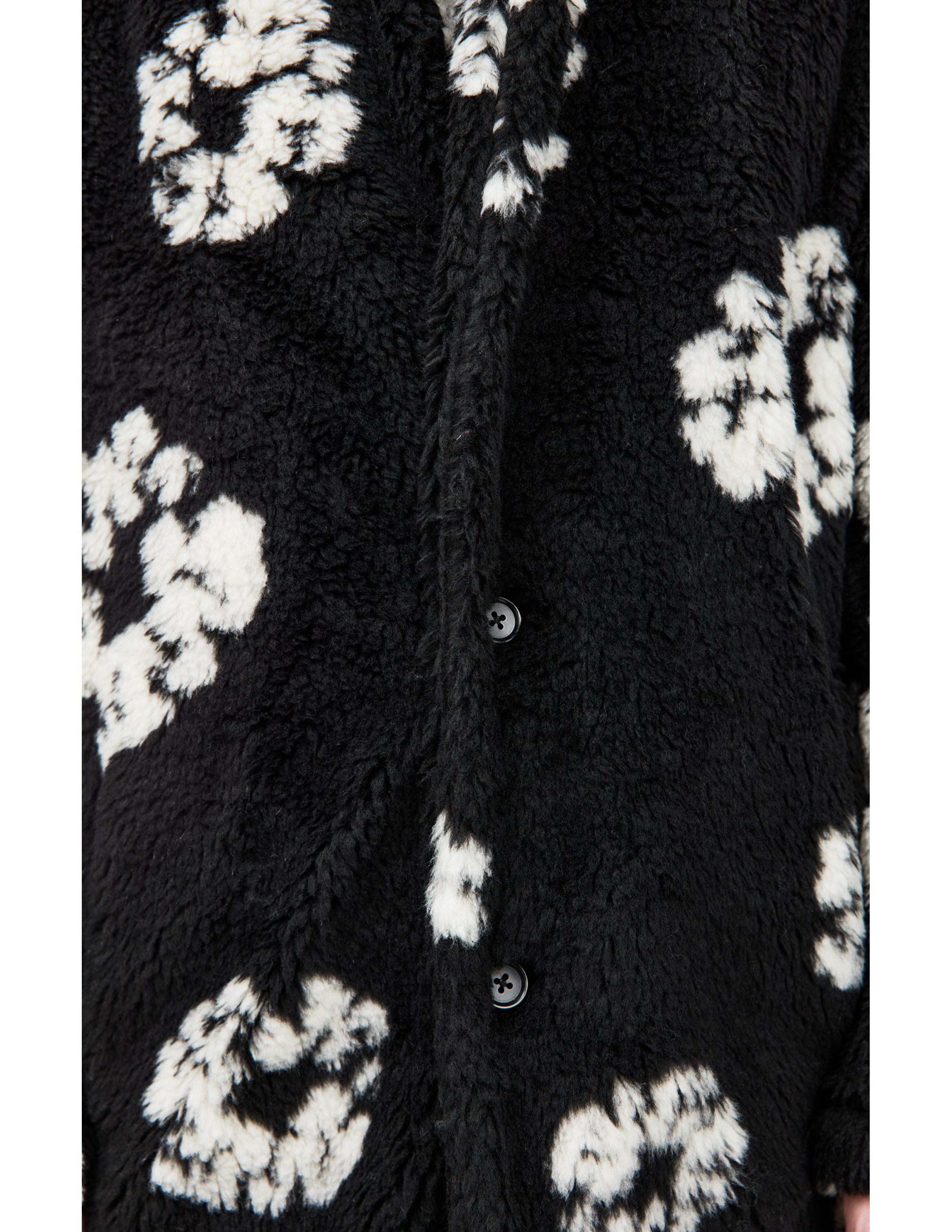Saint Mxxxxxx X Denim Tears Black Coat In Black