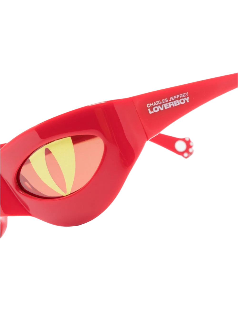 Charles Jeffrey Loverboy Neko Sunglasses In Red