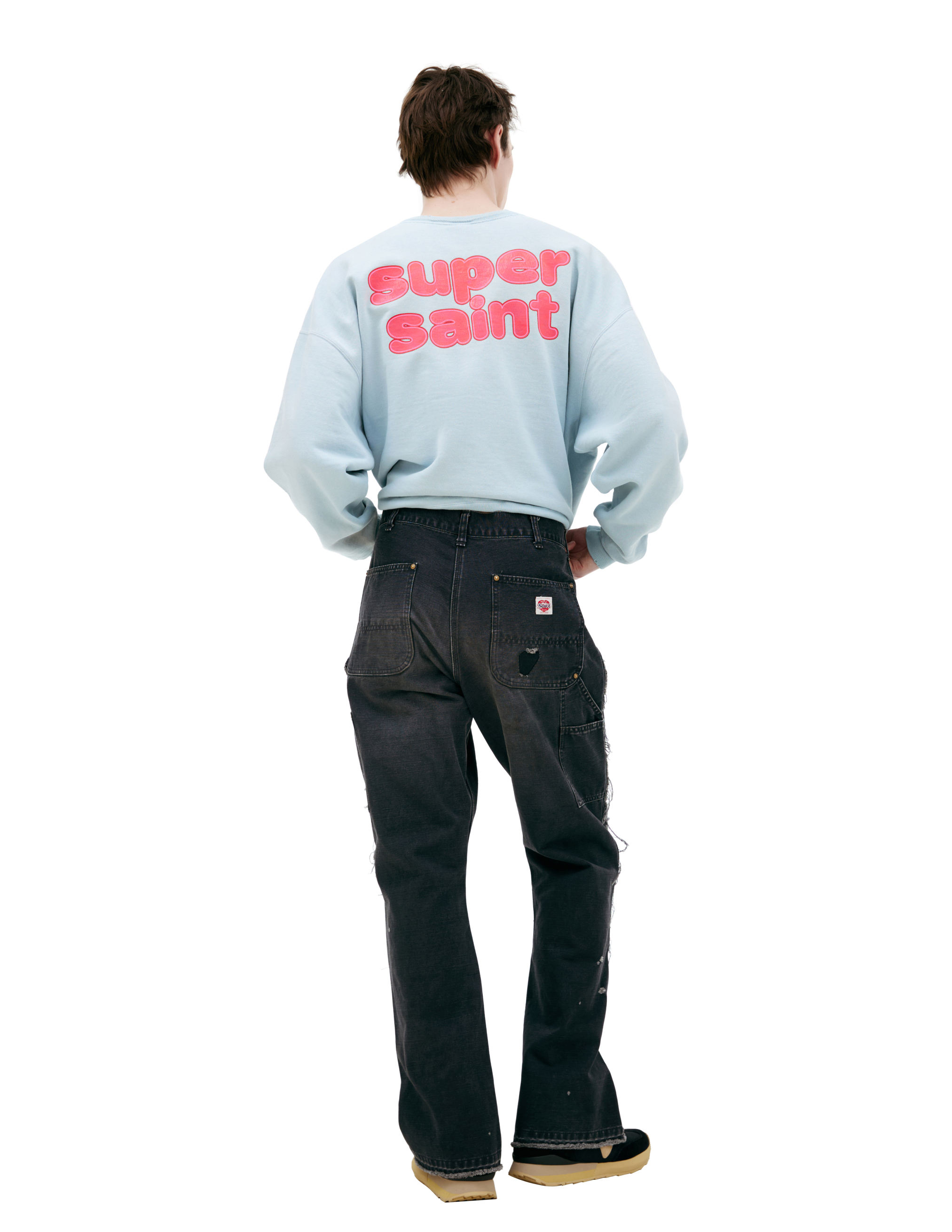 Saint Mxxxxxx Jeans With Patches In Black