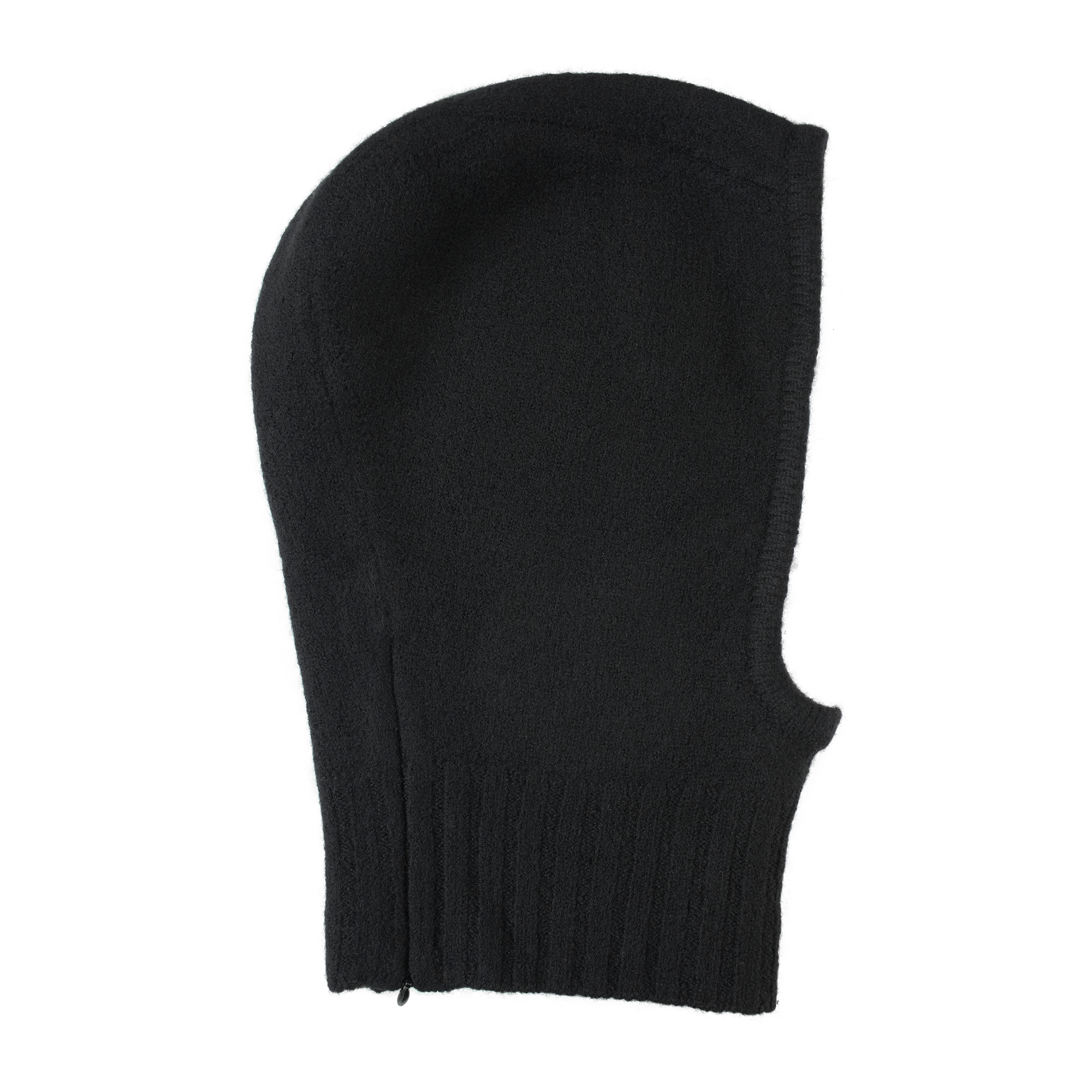 Shop Jil Sander Black Wool Balaclava