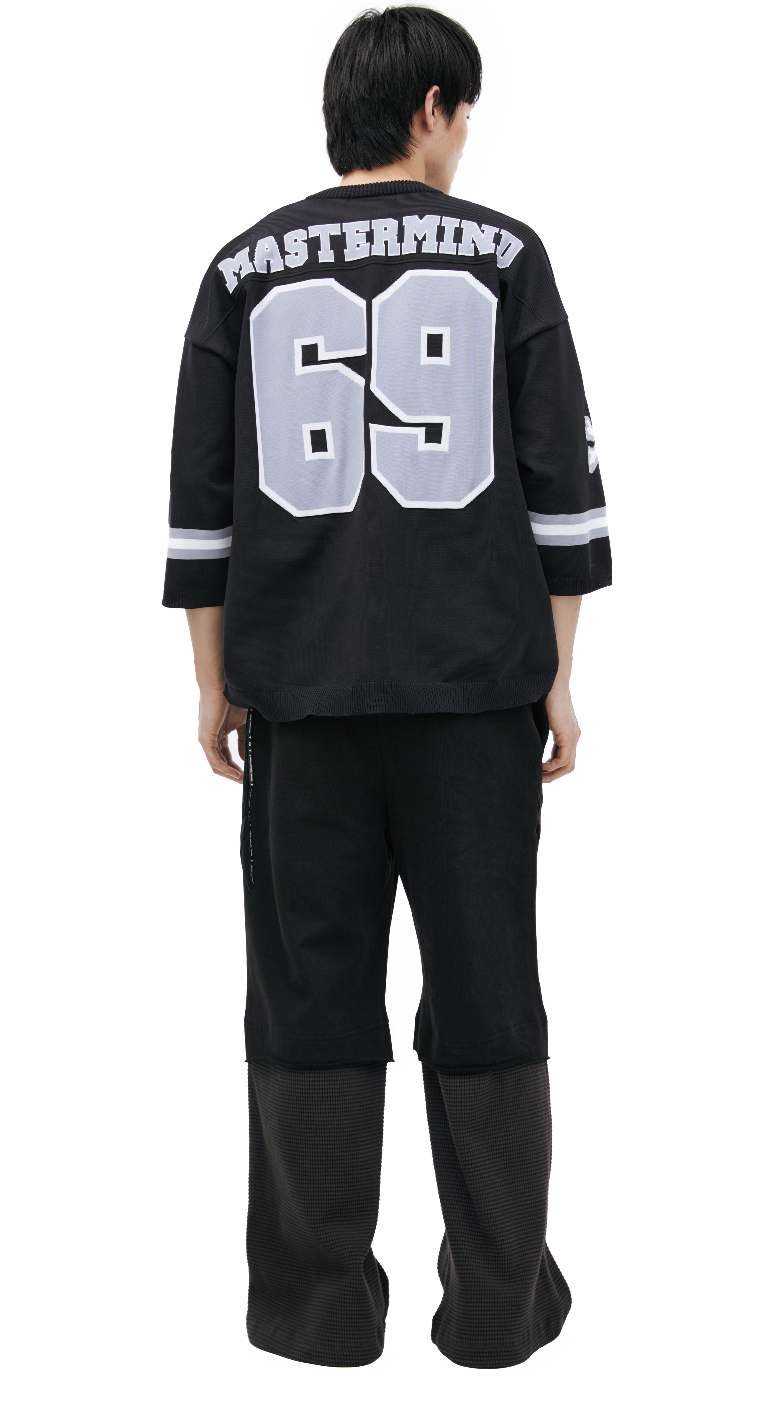 Buy Mastermind WORLD men black sweatshirt jersey for €810 online