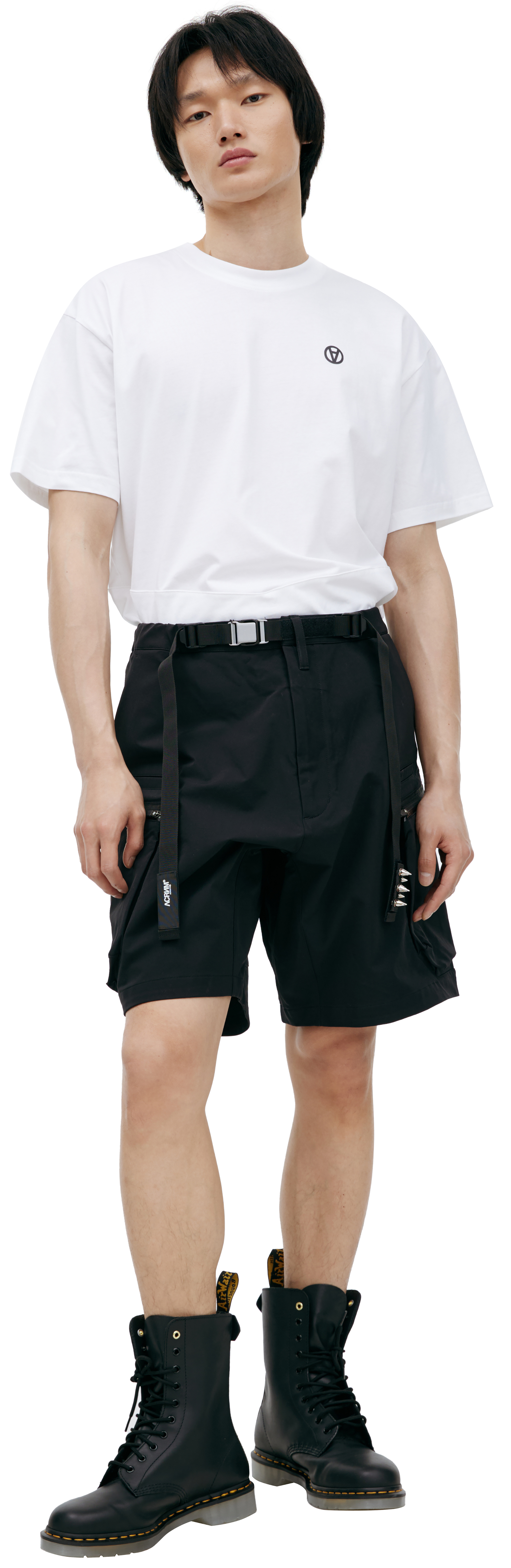 S.F.C WIDE CARGO SHORTS【BLACK】 MUSINSA | LMC WIDE CARGO SHORTS black