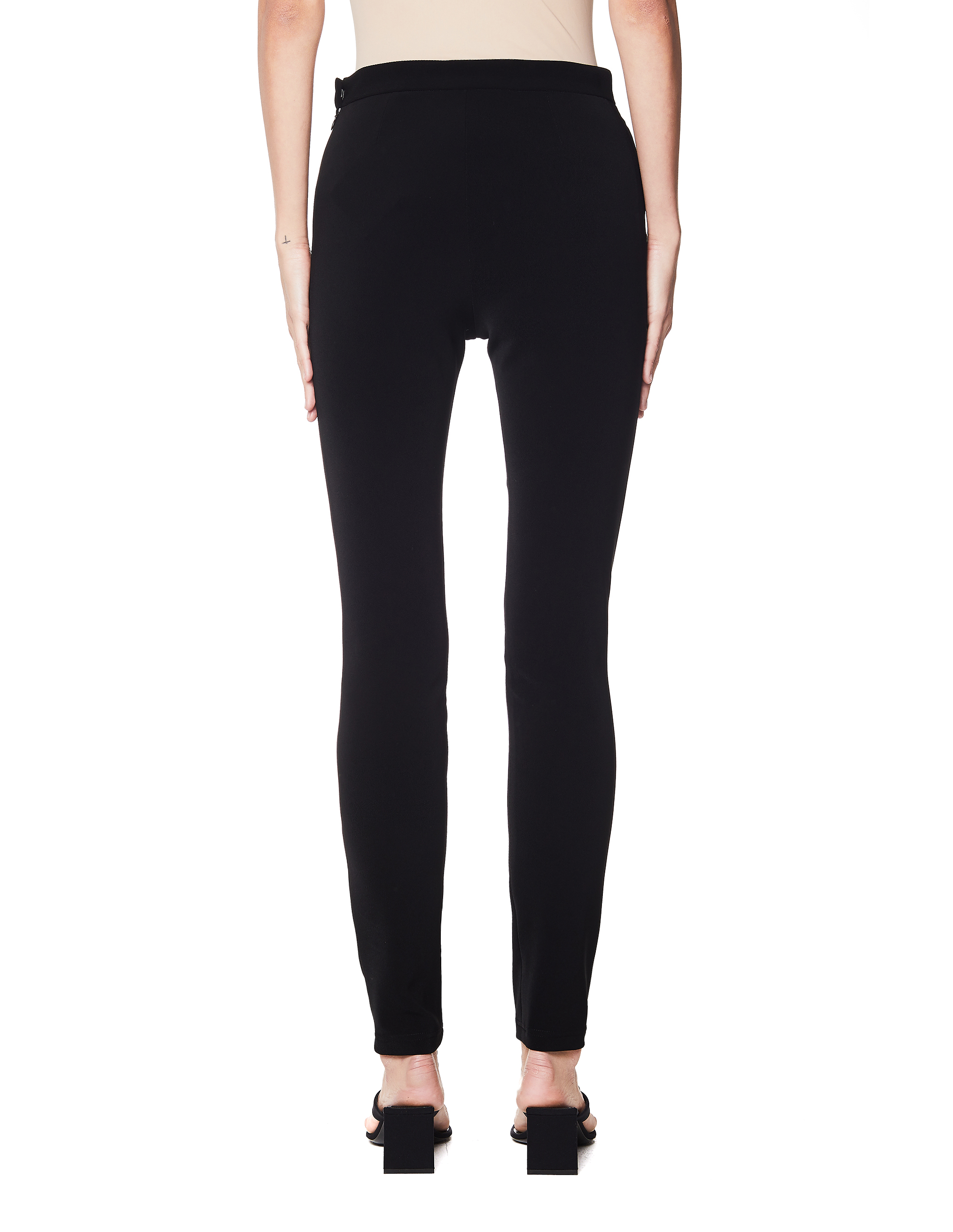 パンツ BALENCIAGA Woman Pants Black 773700TPVQ7 1000 Women's Straight Fit Pants in Black | Balenciaga US