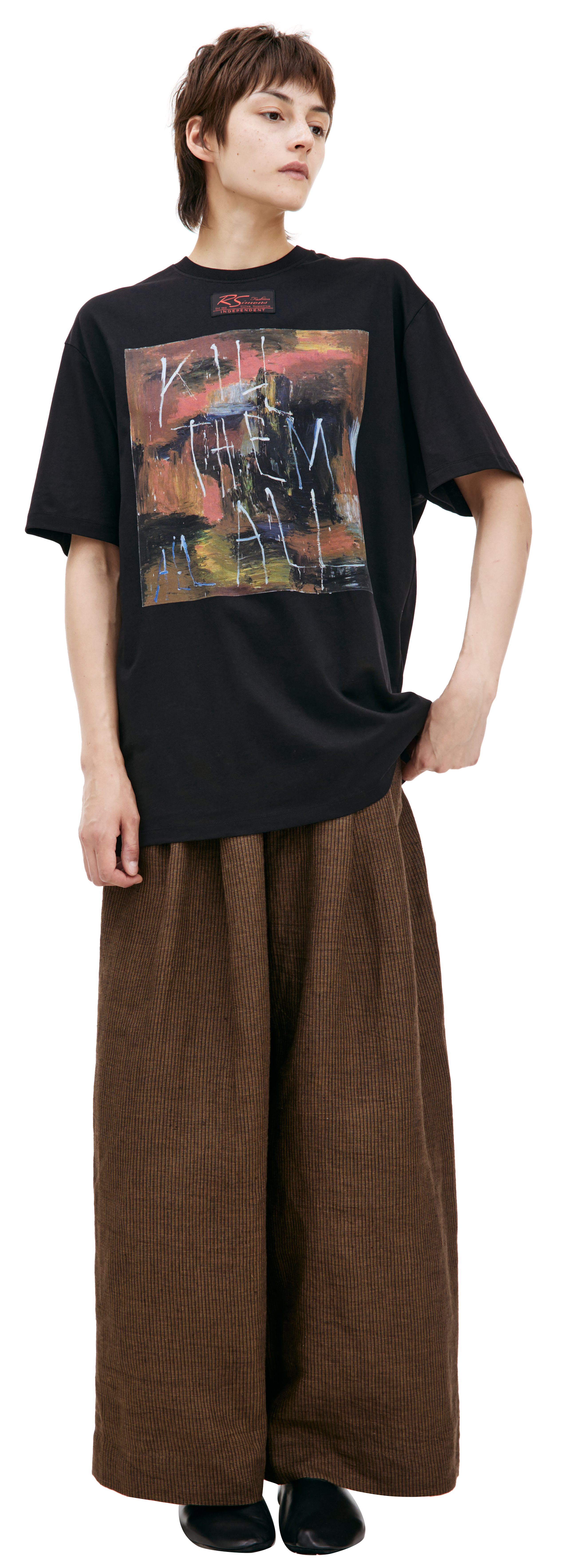 Buy Raf Simons women black x philippe vandenberg t-shirt