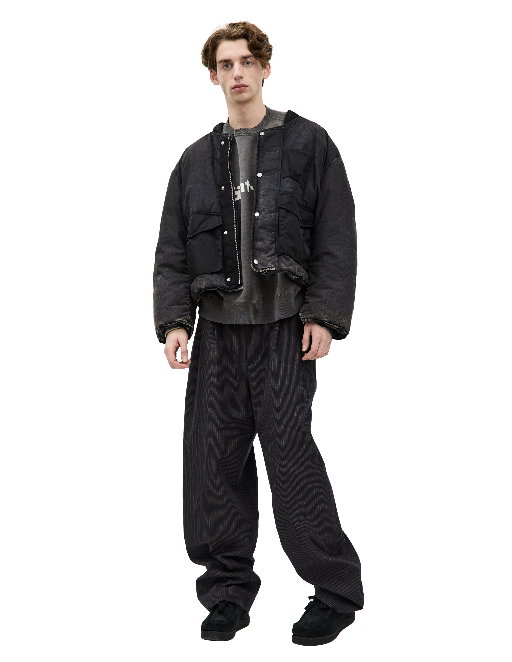 Enfants Riches Deprimes Jacket With Patch Pockets In Black