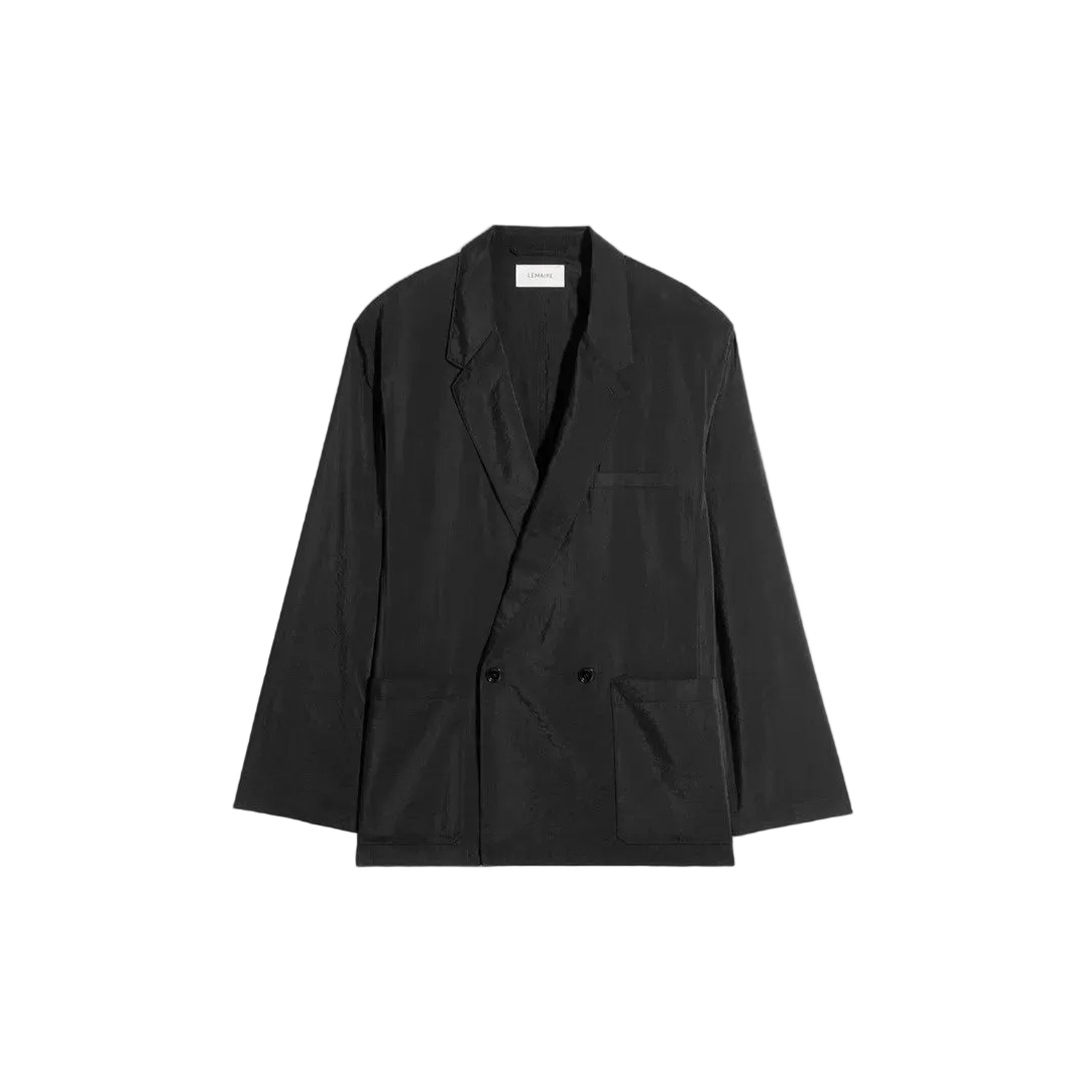 ジャケット・アウター LEMAIRE double breasted jacket Double-Breasted Silk Blend Jacket – La Garçonne