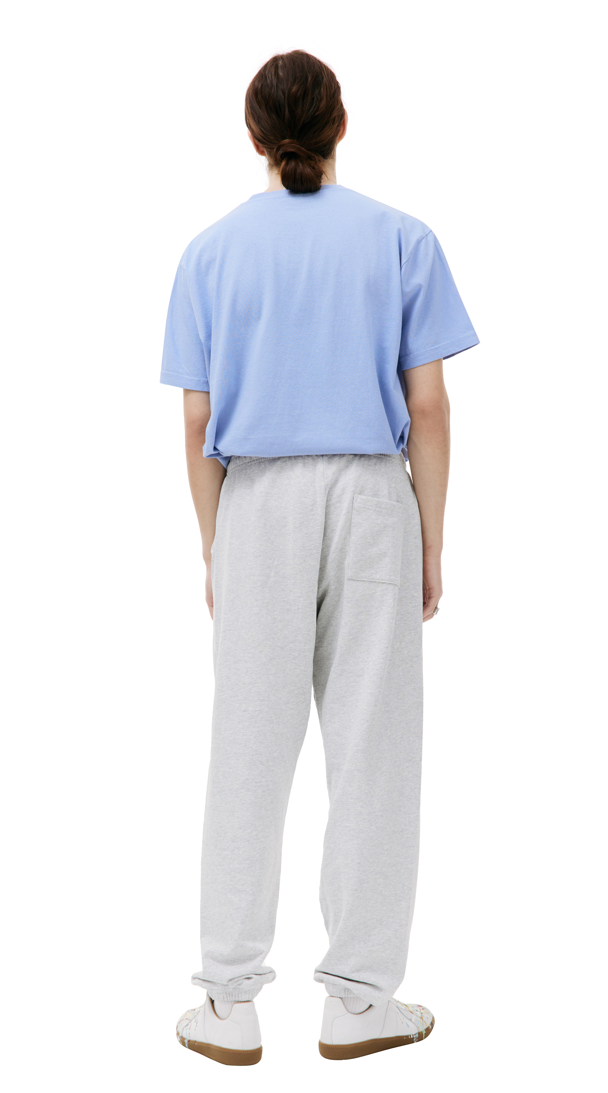 Buy SPORTY & RICH men grey 'sr sport' printed sweatpants for $186 