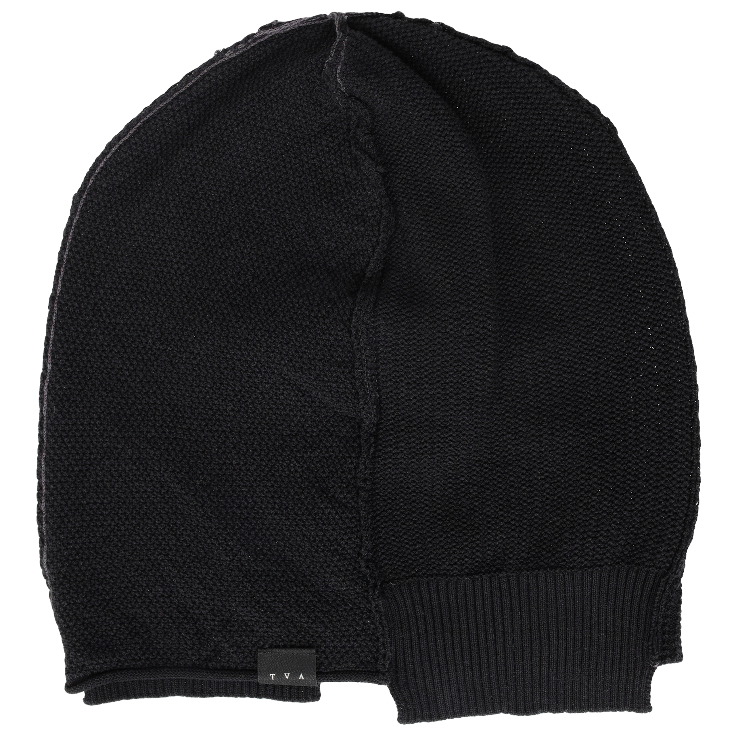 Shop The Viridi-anne Black Cotton Beanie