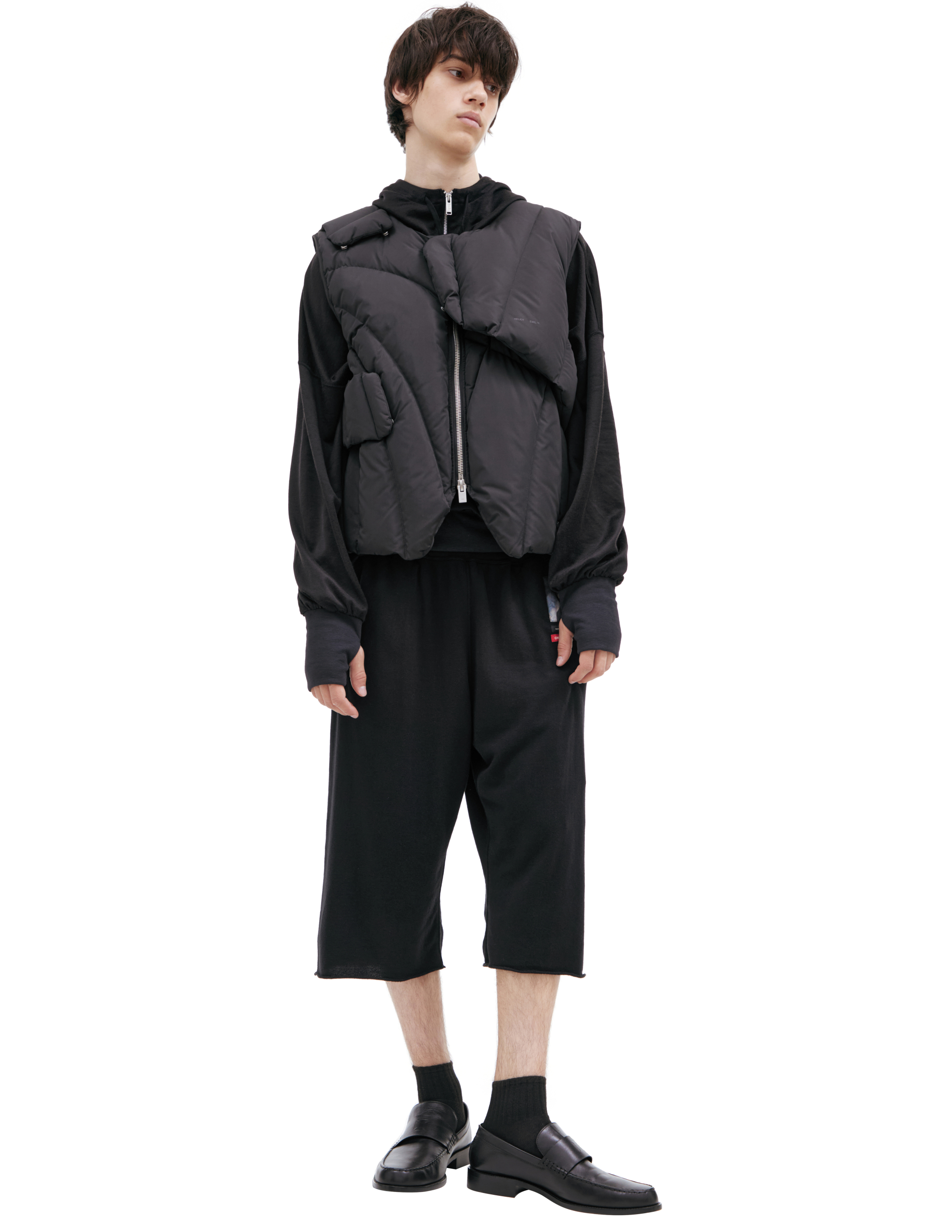 Heliot Emil Padded Vest In Black