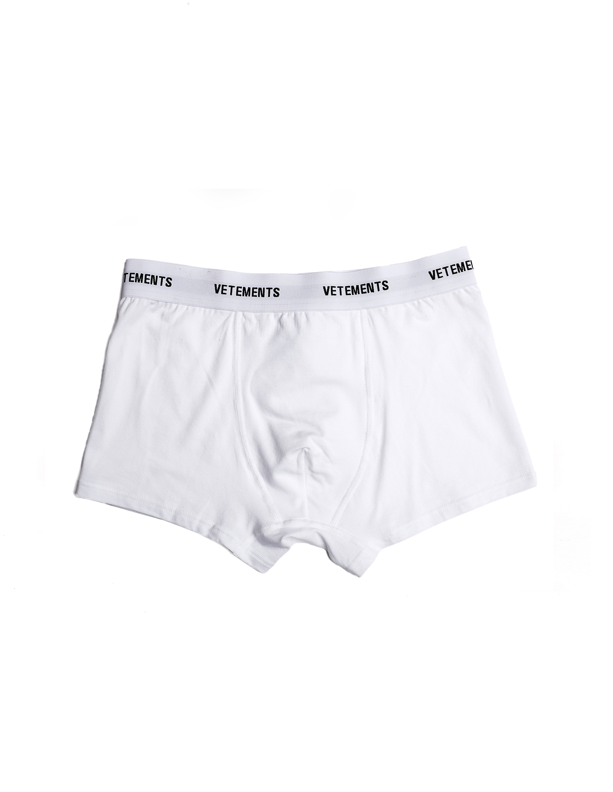 Buy VETEMENTS men white logo cotton boxers for €70 online on SV77,  MAH19AC201/white