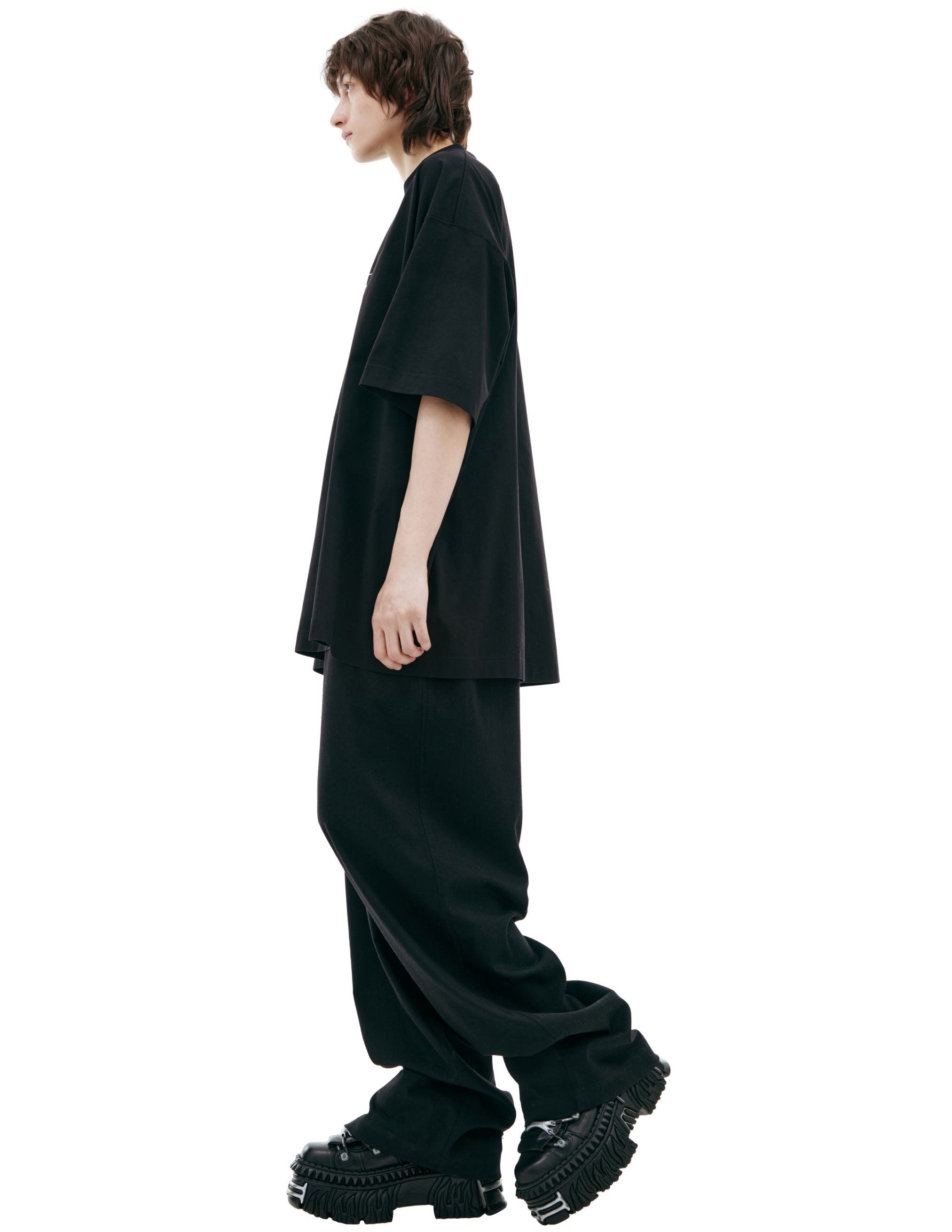 Vetements Logo-print T-shirt In Black