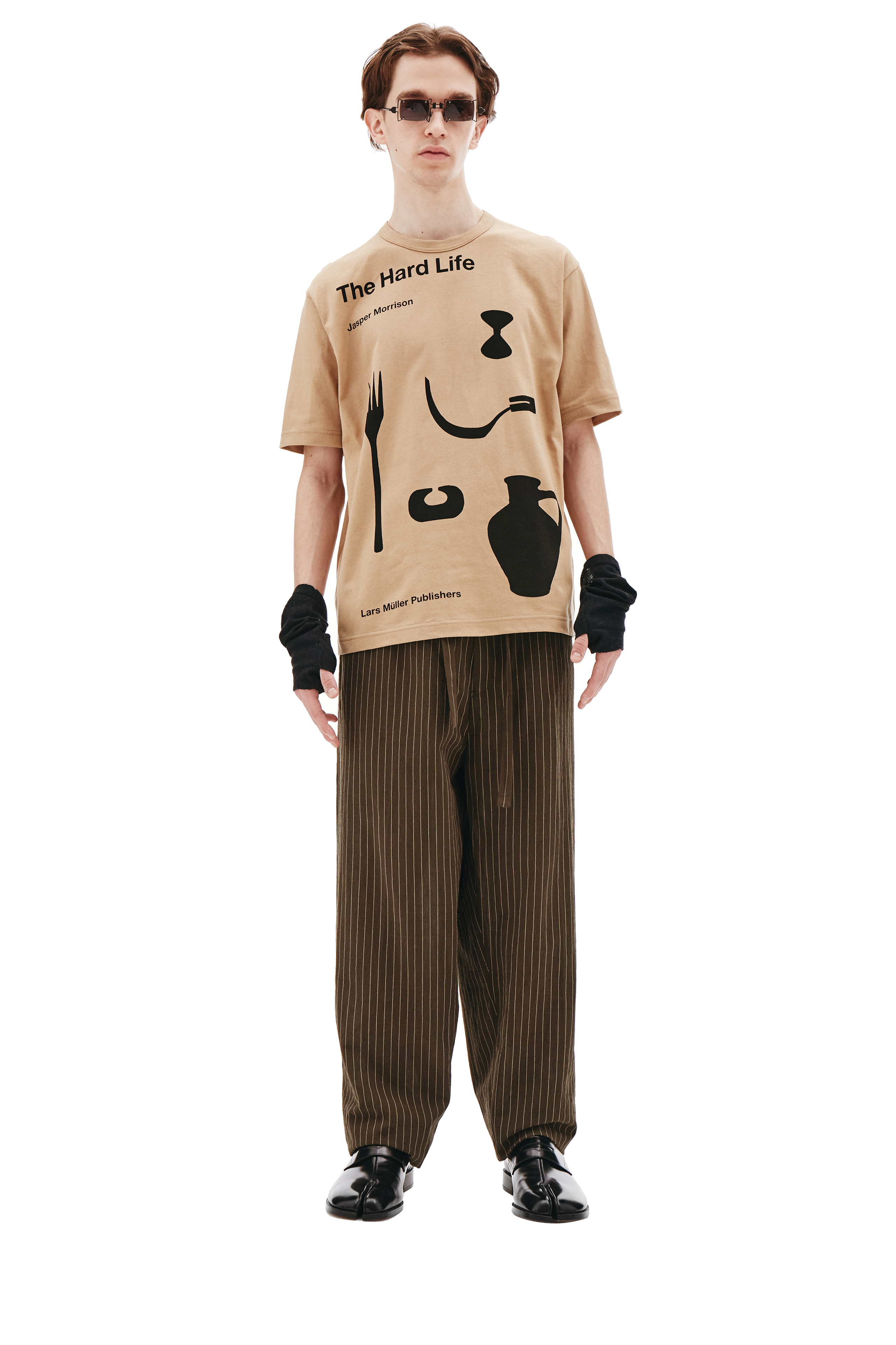 Buy Junya Watanabe men brown jasper morrison t-shirt for
