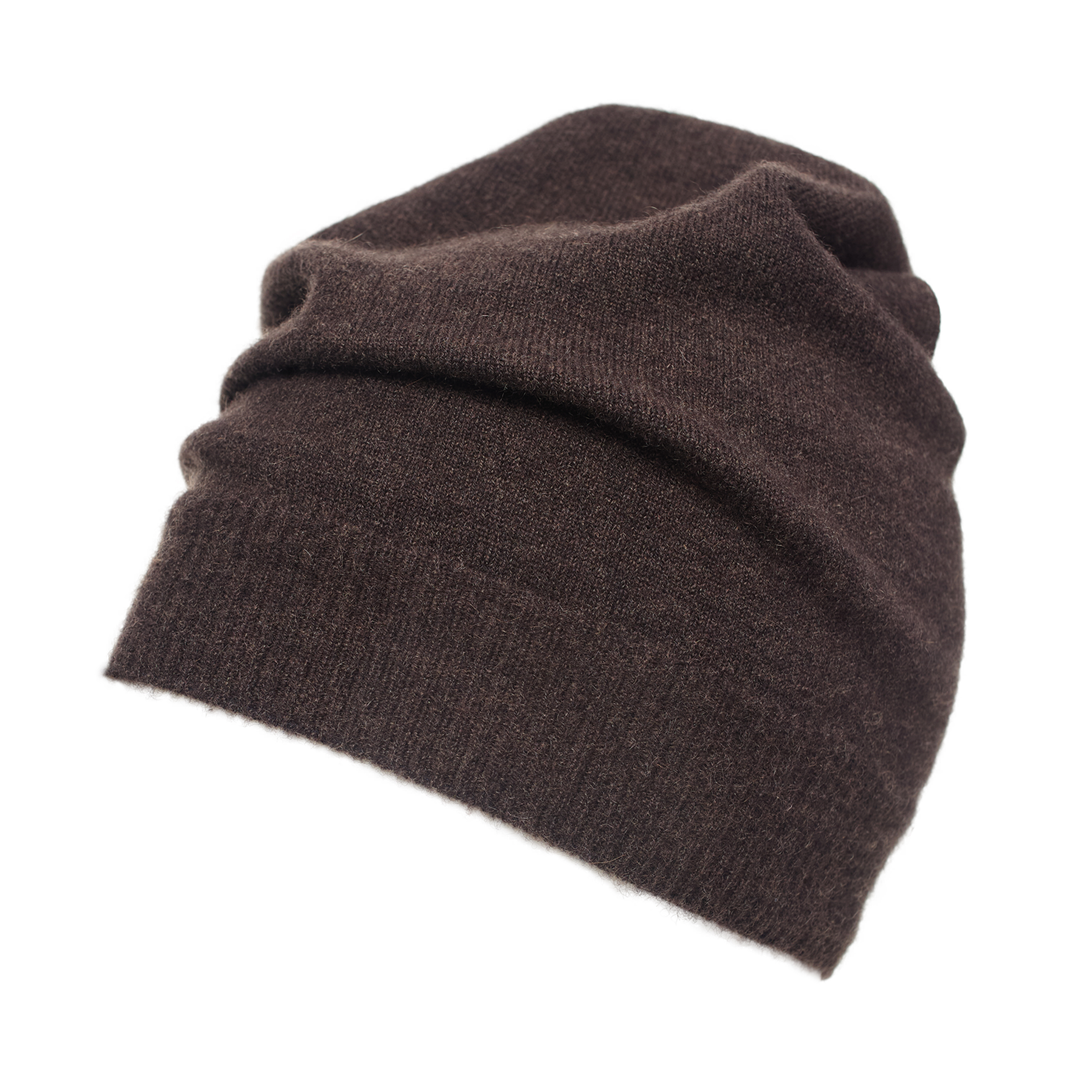 The Row Brown Cashmere Beanie In Burgundy