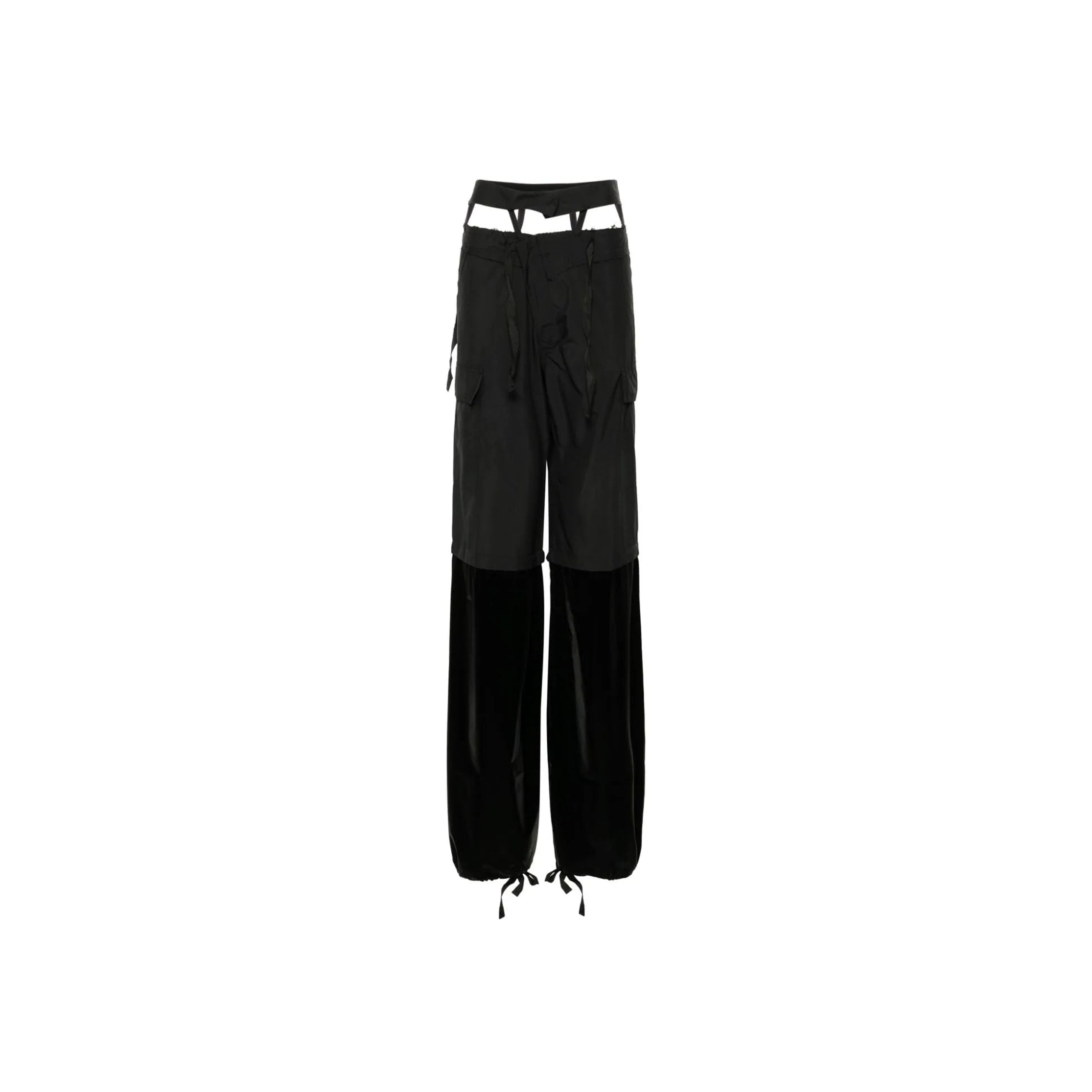 Ottolinger Baggy Cargo Pants In Black