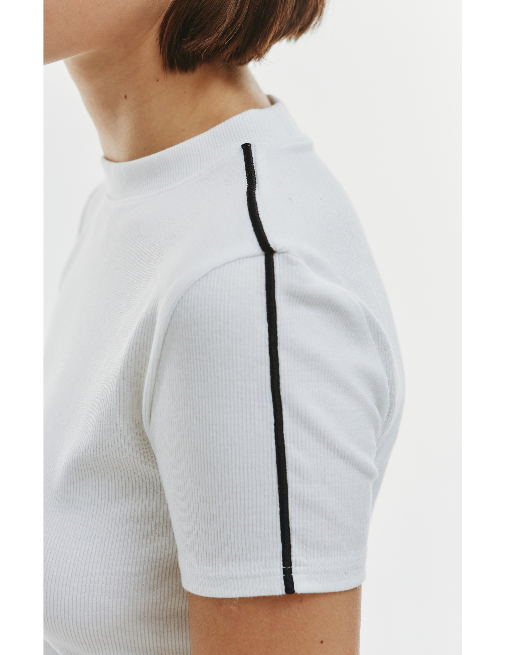 Peter Do Ribbed Long-sleeve T-shirt In White