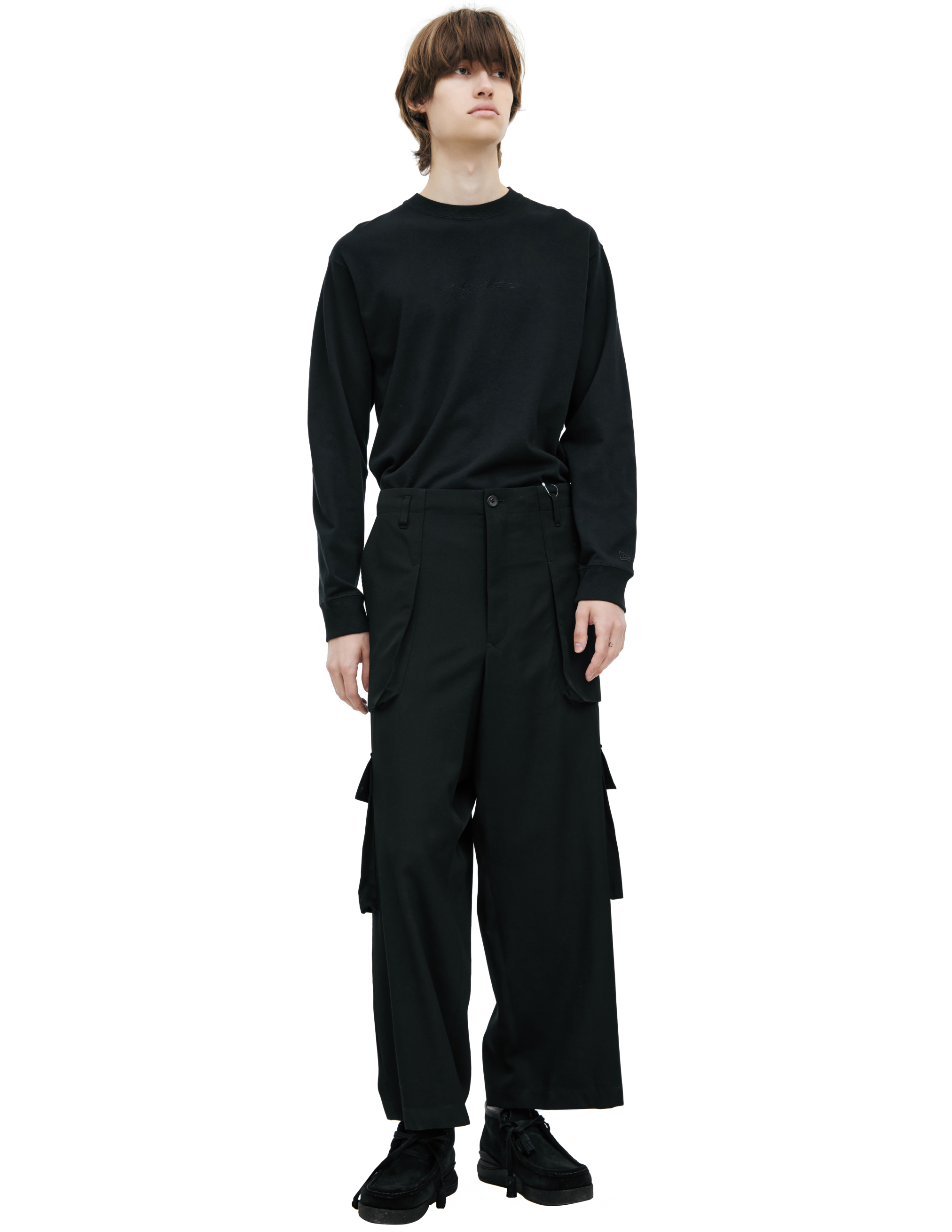 Yohji Yamamoto Black Cargo Trousers