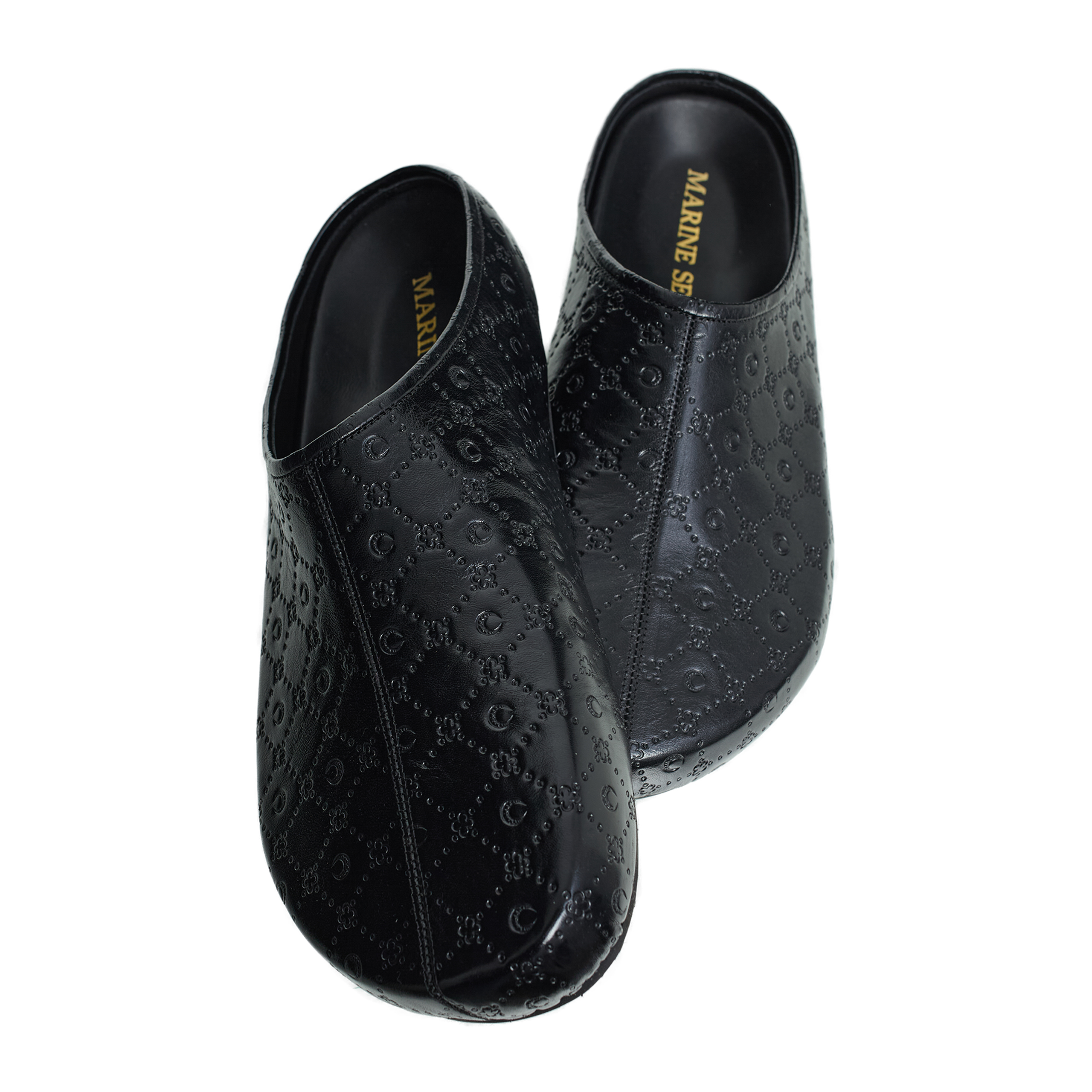 Leather mules